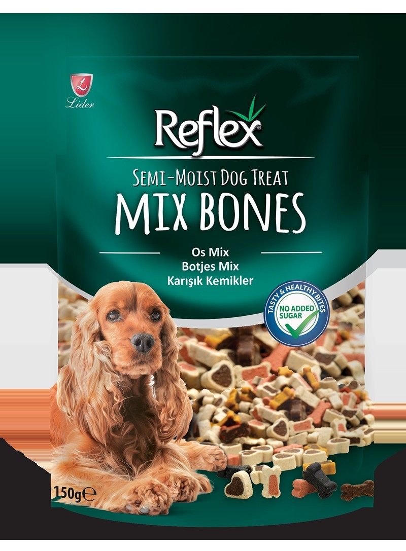 Reflex Mix Bones Yarı Islak Köpek Ödülü 150 G FR-205