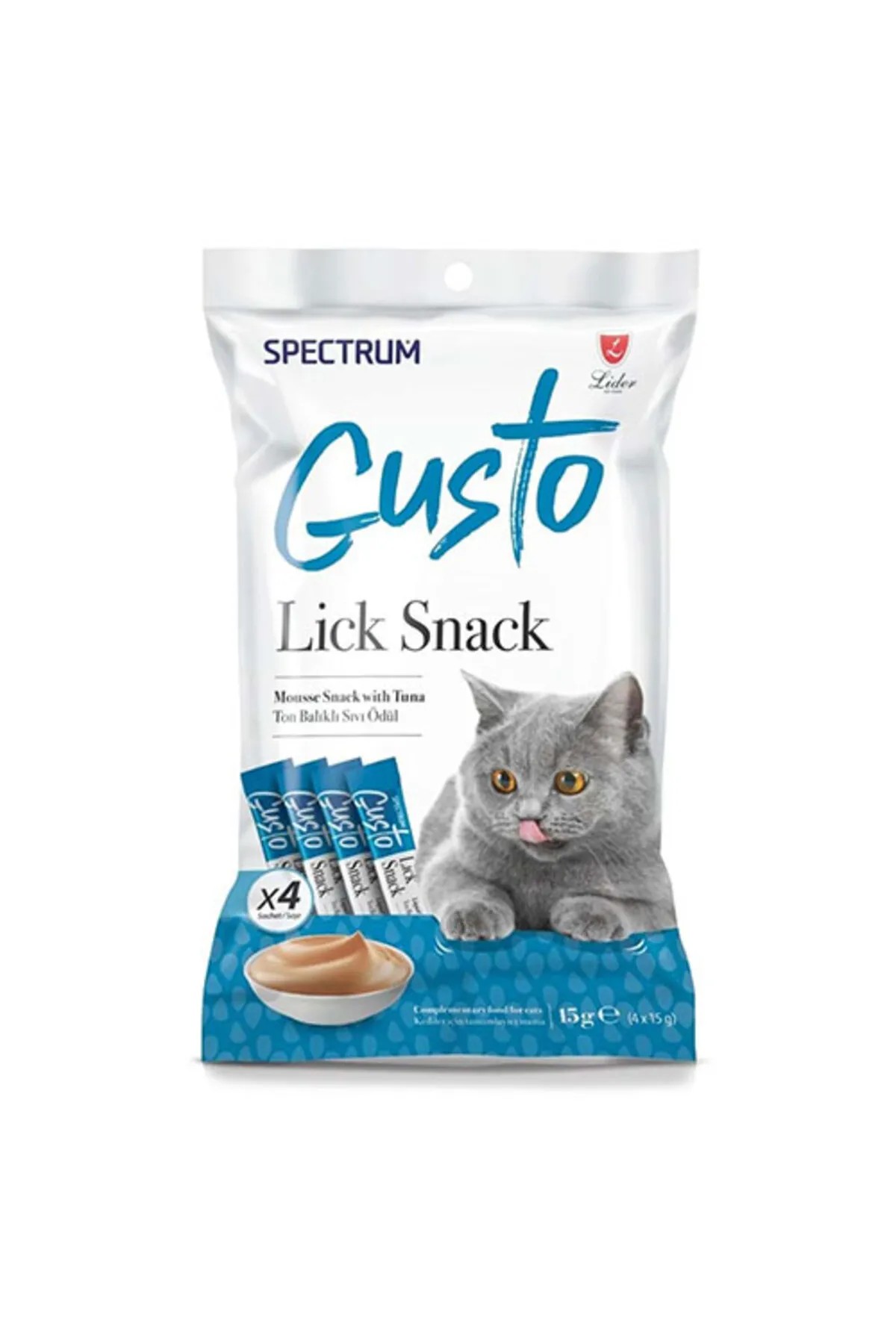 Spectrum Gusto Ton Balıklı Sıvı Ödül Maması 15 gr 4 x 15 gr