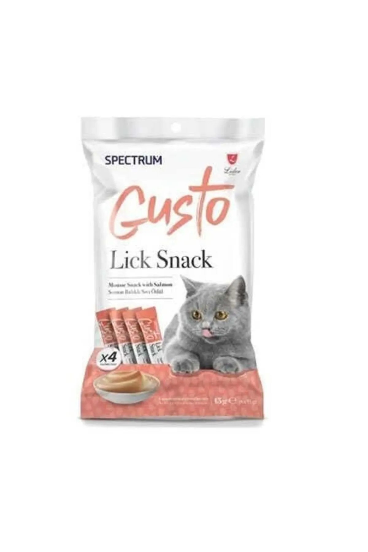 Spectrum Gusto Somon Balıklı Sıvı Ödül Maması 15 gr 4 x 15 gr