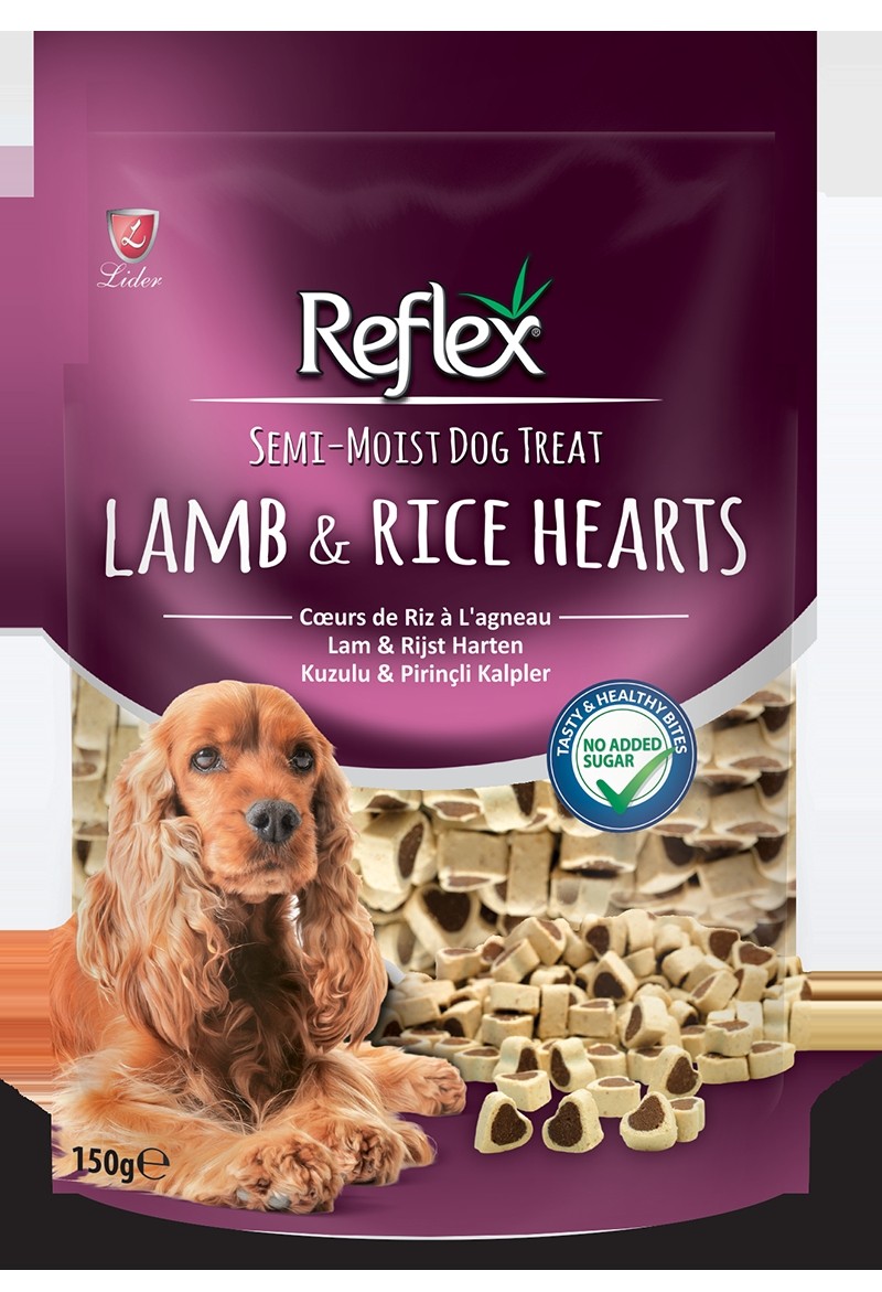 Reflex Hearts Treats Kuzulu Köpek Ödül Kemiği 150 Gr