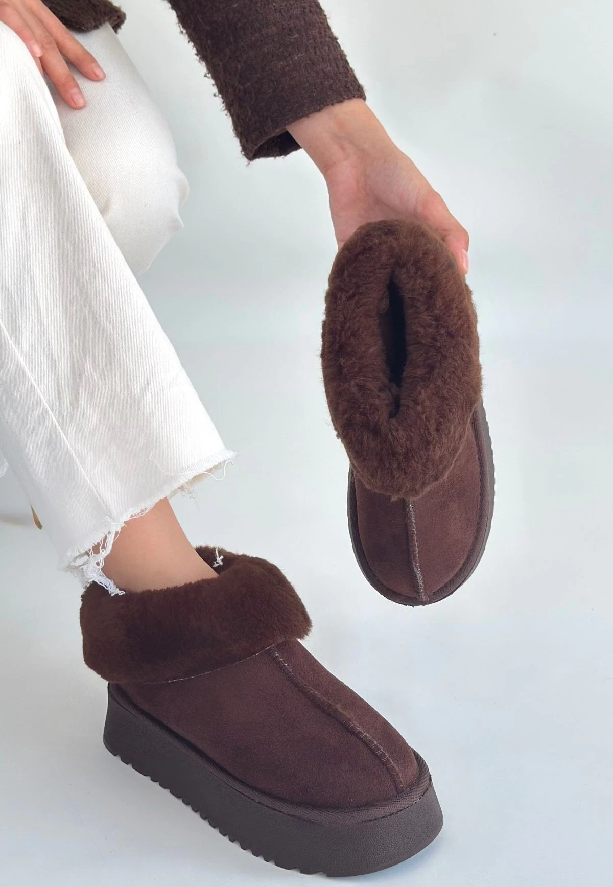 Edali Kahverengi Süet Bot