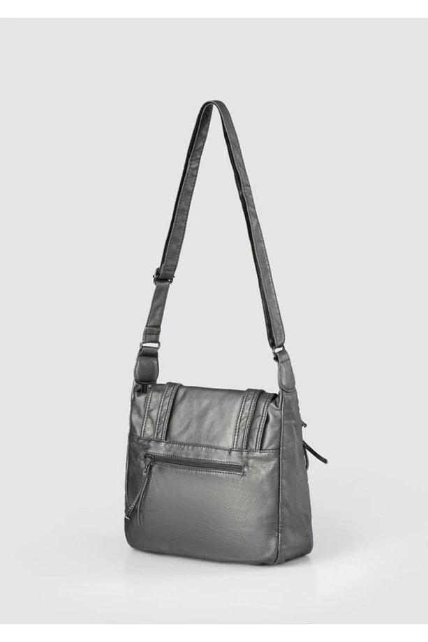 Liye Platin Cilt Omuz Çantası