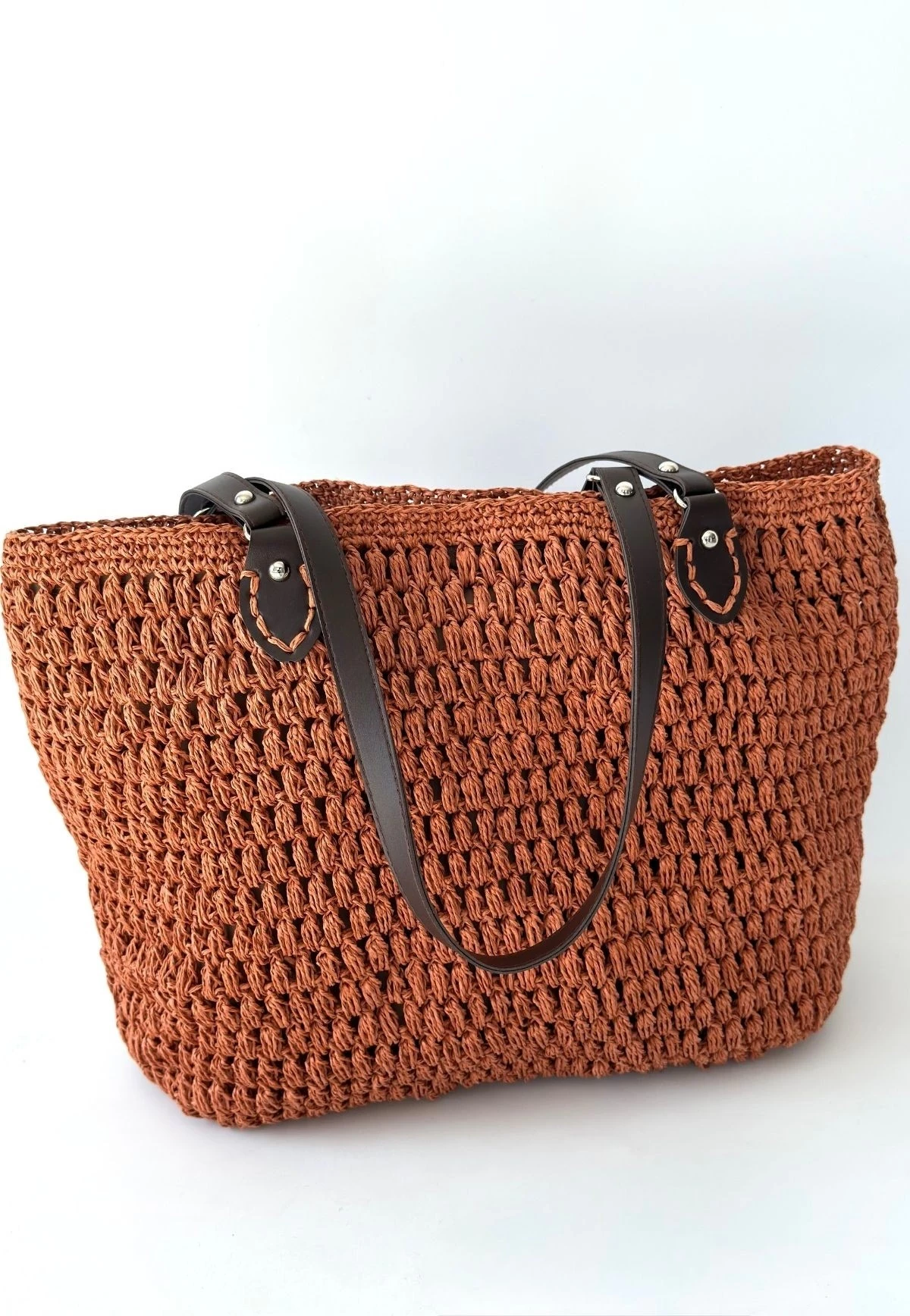 Loty Turuncu Örgü Çanta