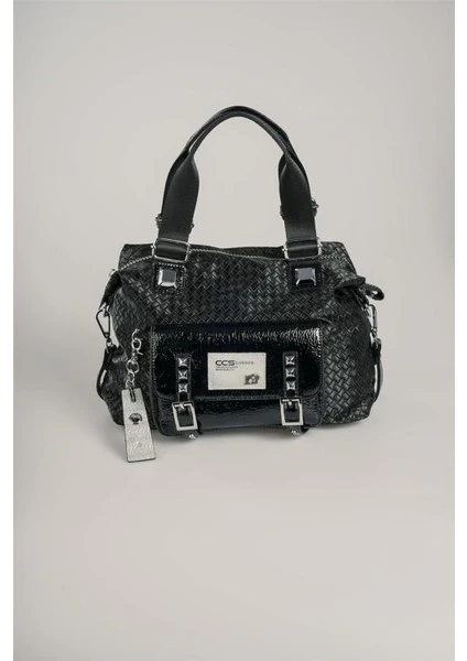 Wawin Siyah Cilt Omuz Çantası