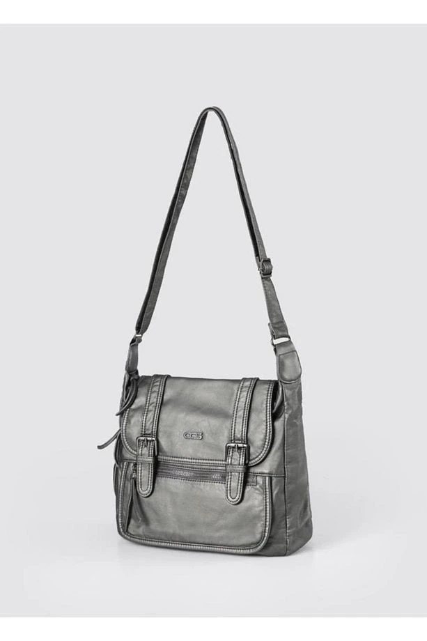 Liye Platin Cilt Omuz Çantası