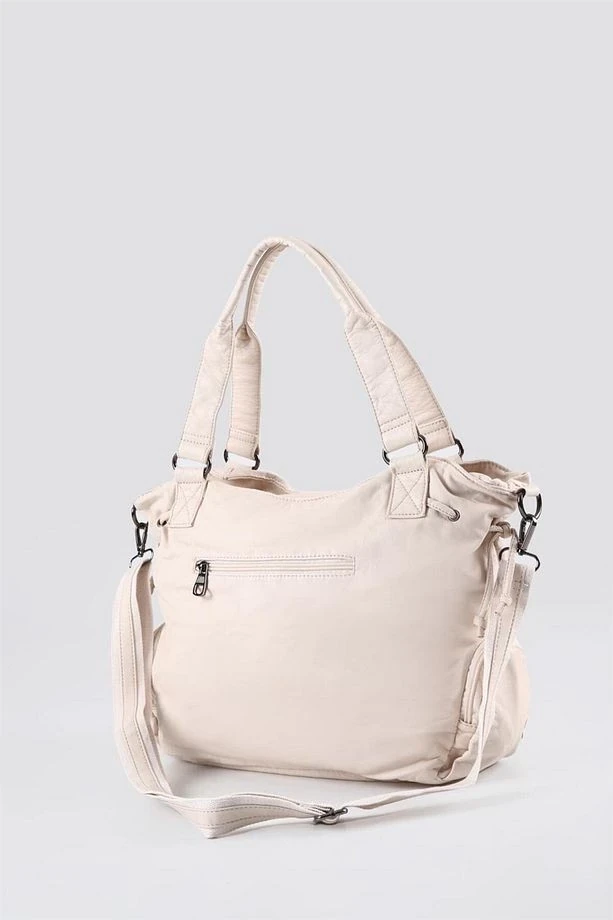 Giwer Bej Cilt Omuz Çantası