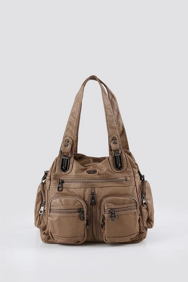 Diwer Vizon Cilt Omuz Çantası