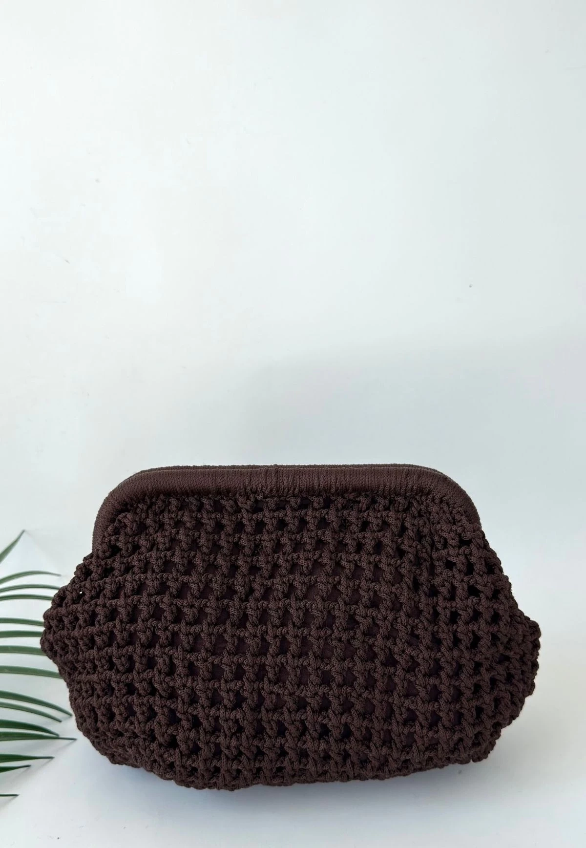 Froy Kahve Rengi  Örgü Çanta