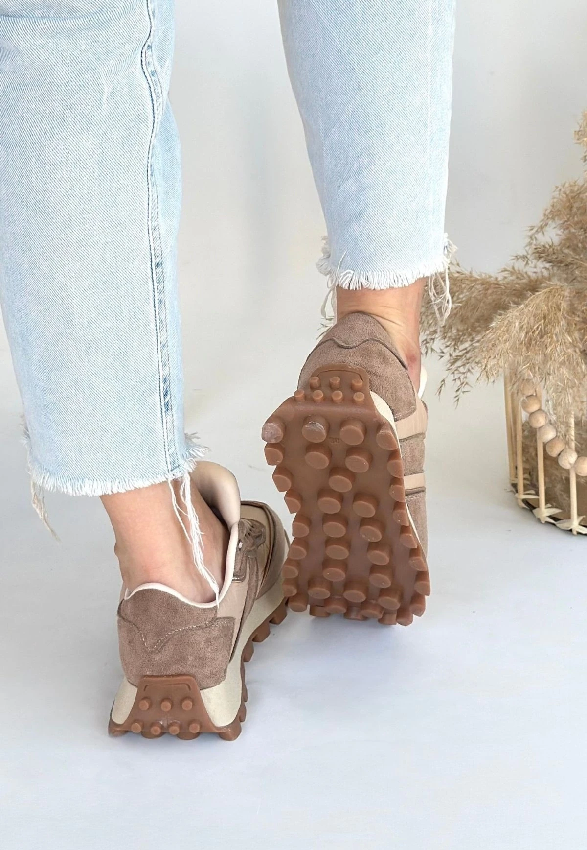 Berty Vizon Süet Bağcıklı Spor Ayakkabı