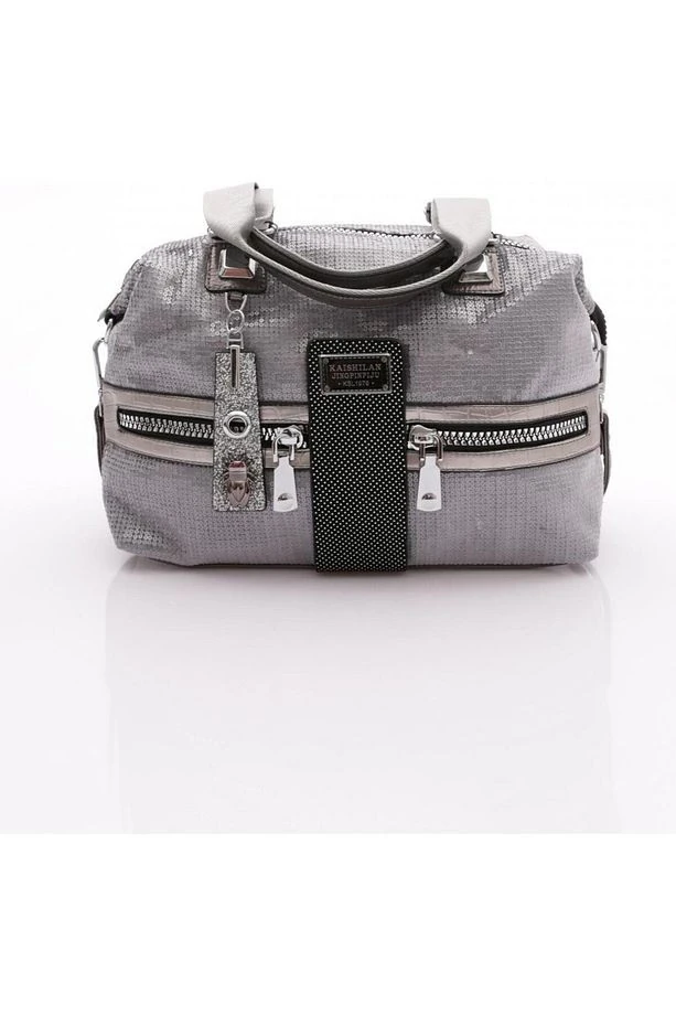 Merli Gri Cilt Omuz Çantası