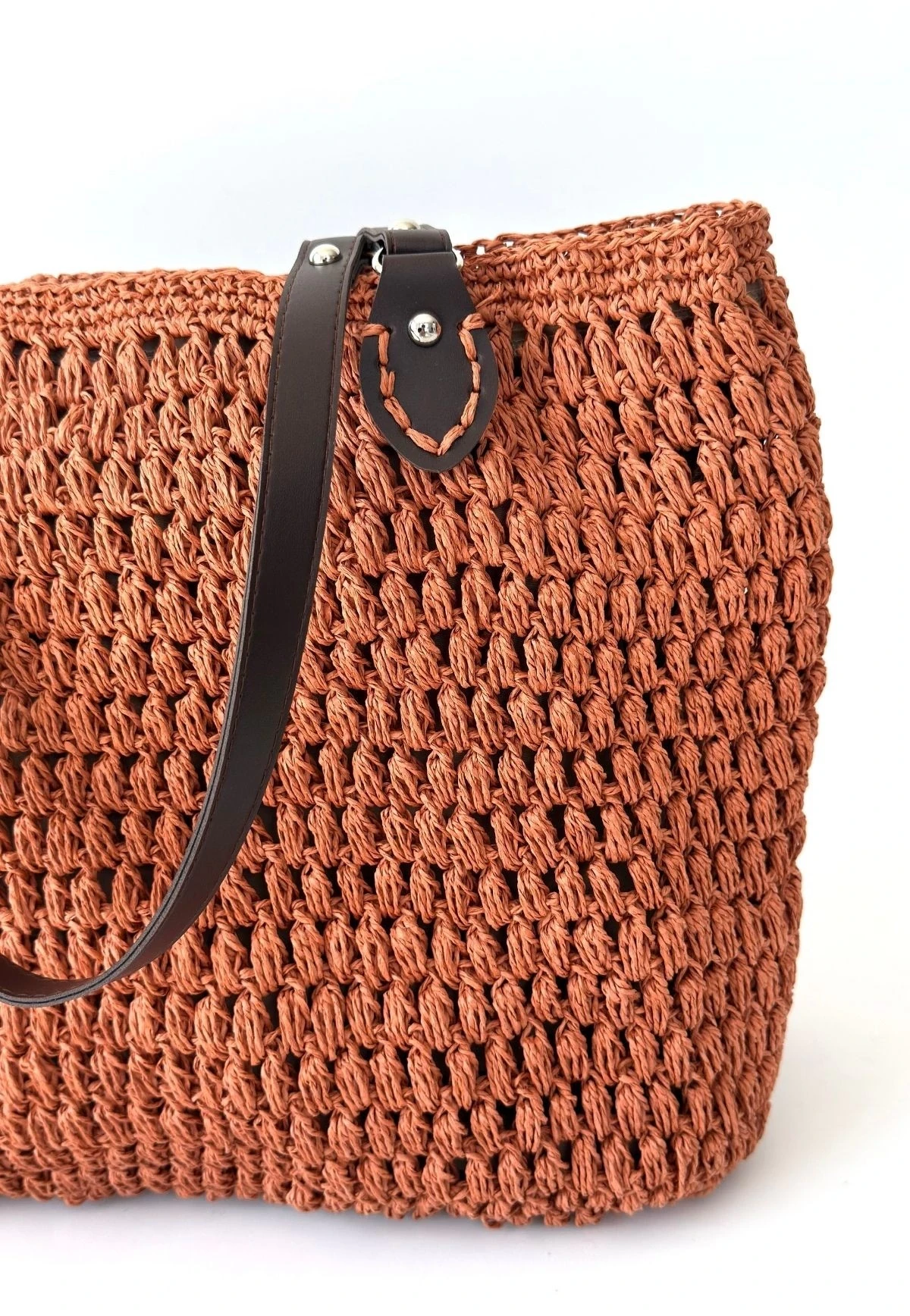 Loty Turuncu Örgü Çanta