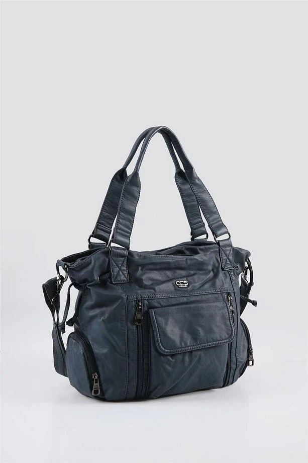 Giwer Mavi Cilt Omuz Çantası