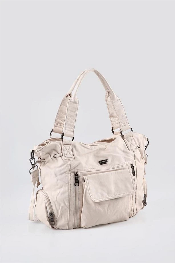 Giwer Bej Cilt Omuz Çantası