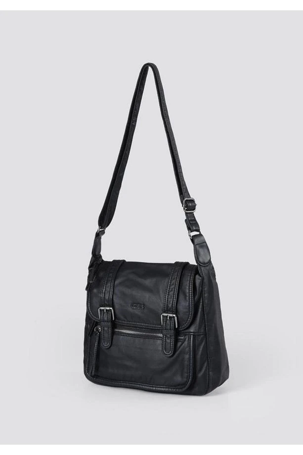 Liye Siyah Cilt Omuz Çantası