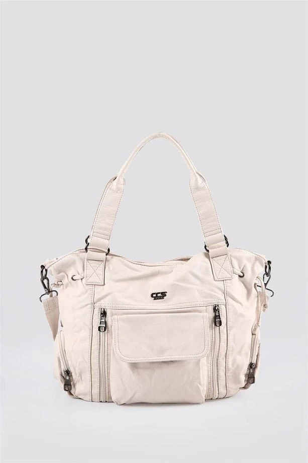 Giwer Bej Cilt Omuz Çantası