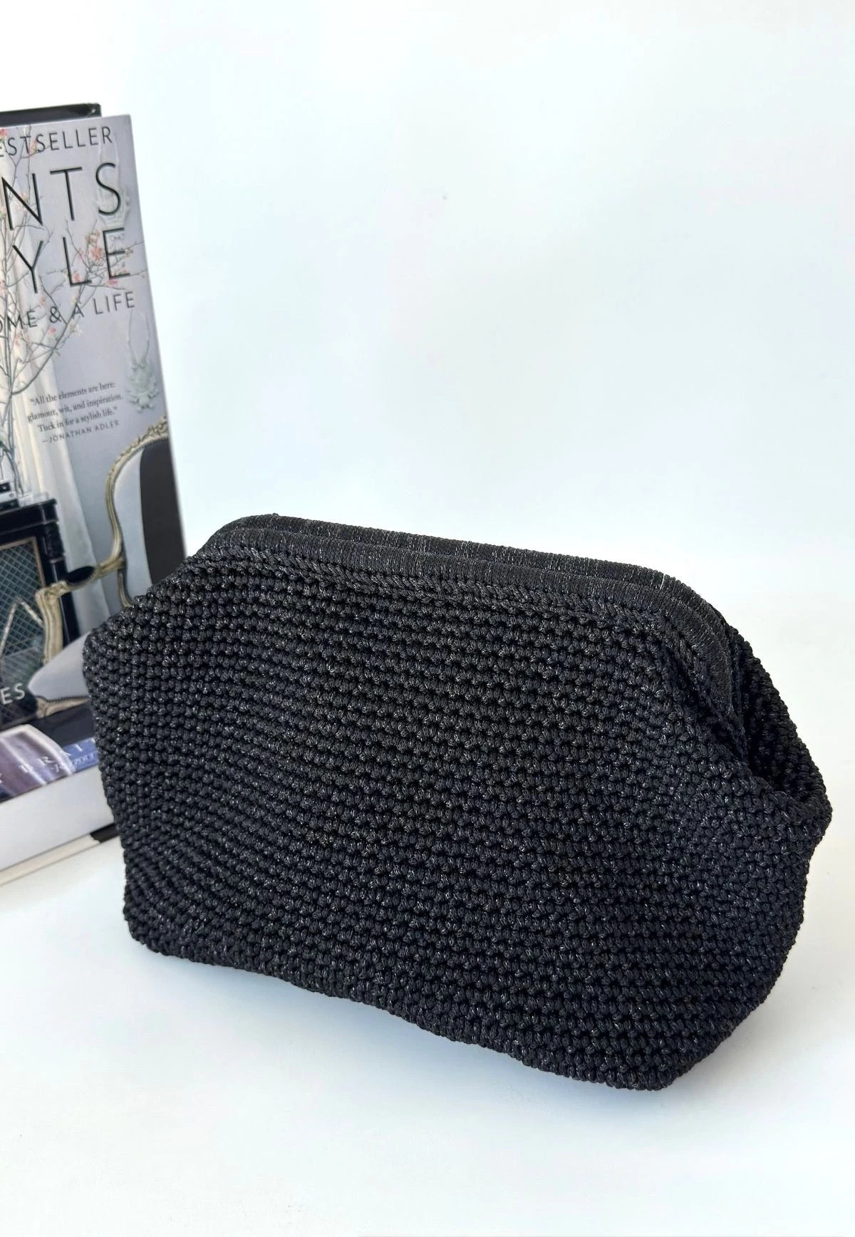 Froy Siyah Örgü Çanta