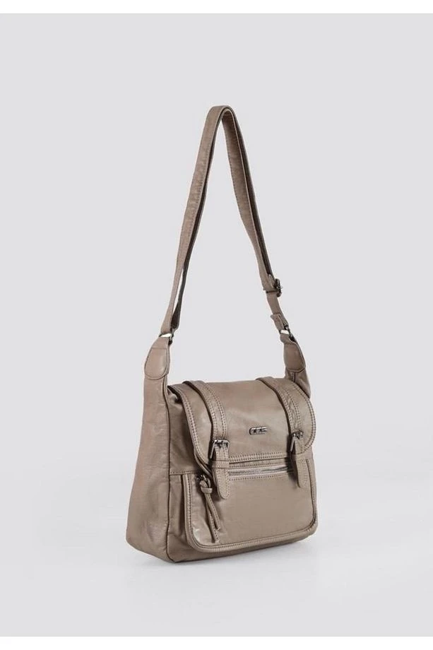 Liye Vizon Cilt Omuz Çantası