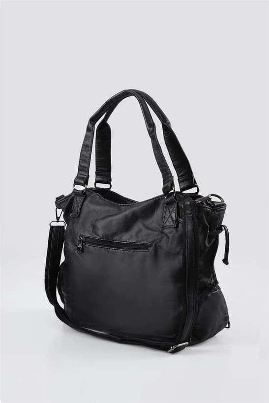 Giwer Siyah Cilt Omuz Çantası