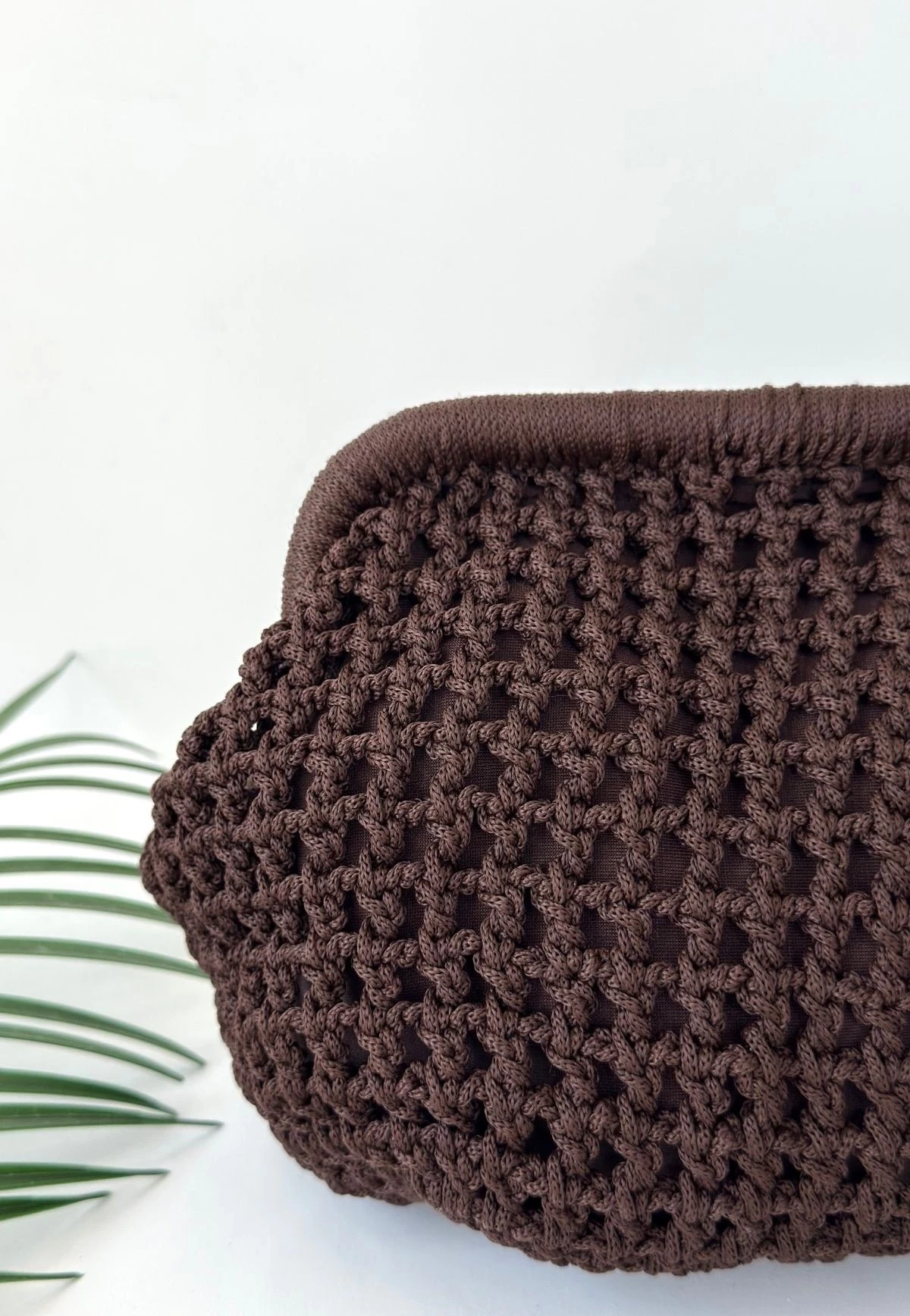 Froy Kahve Rengi  Örgü Çanta