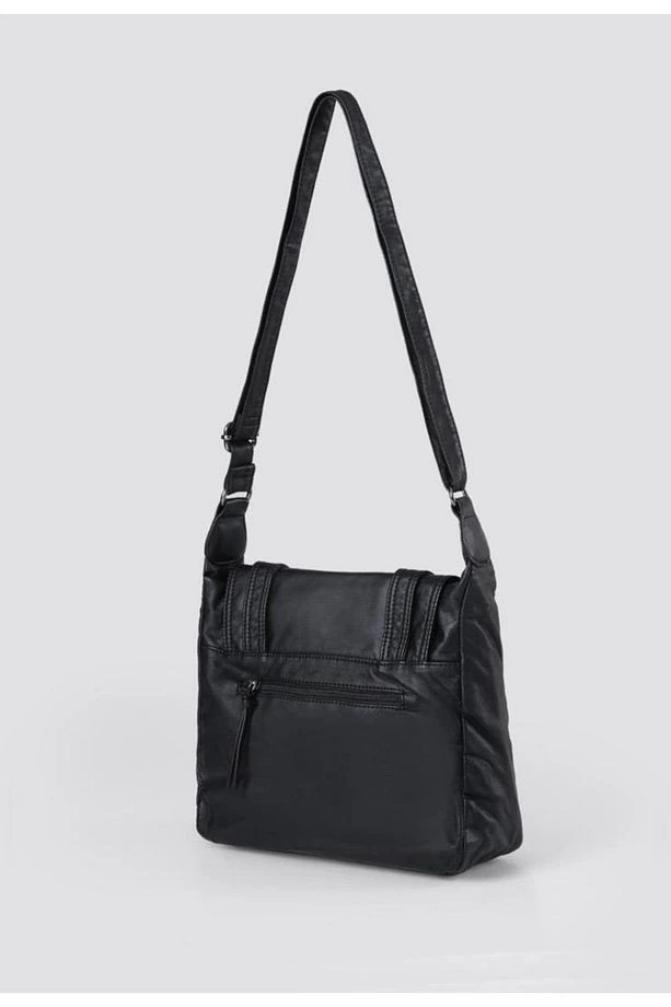 Liye Siyah Cilt Omuz Çantası