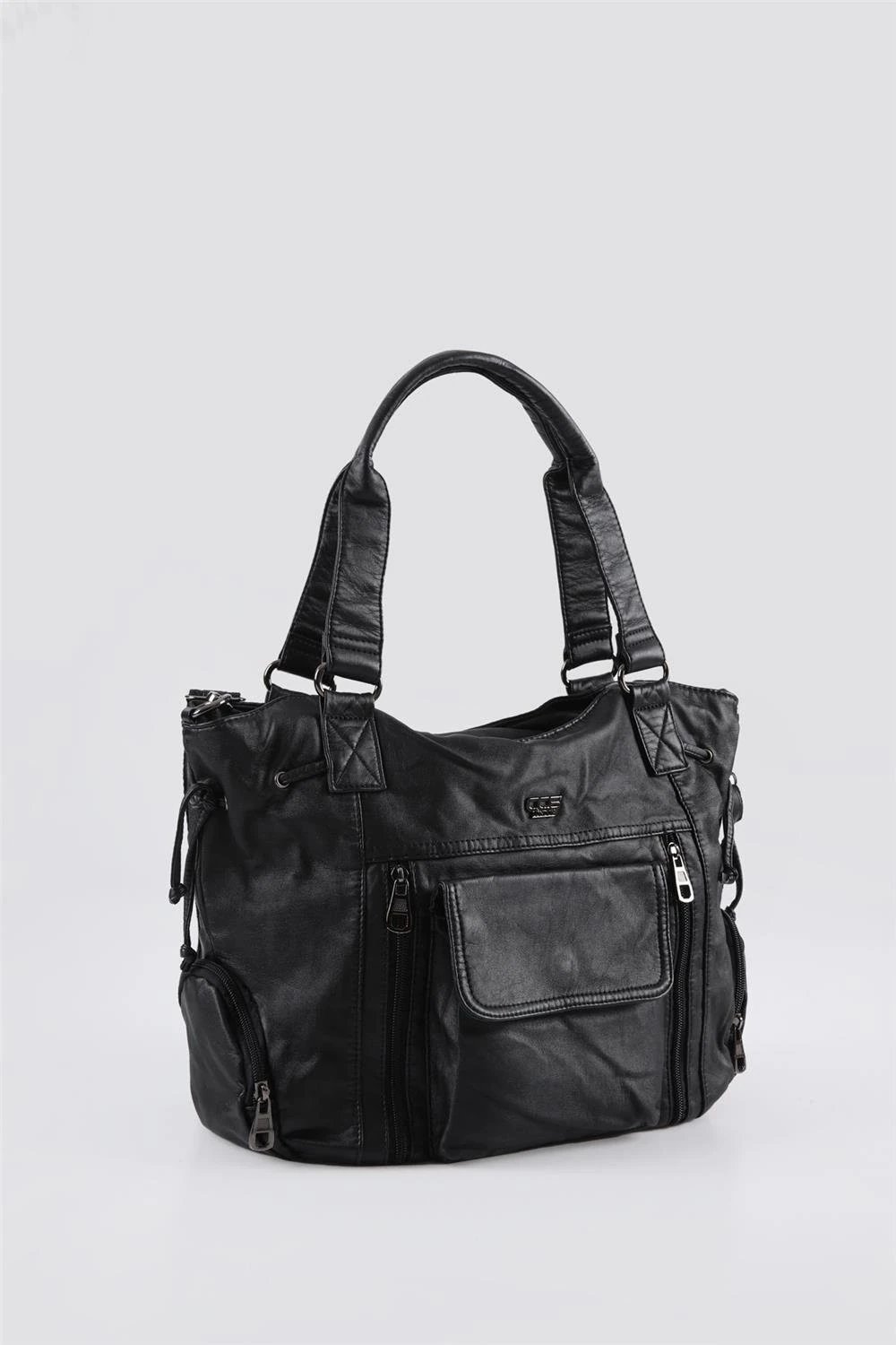 Giwer Siyah Cilt Omuz Çantası