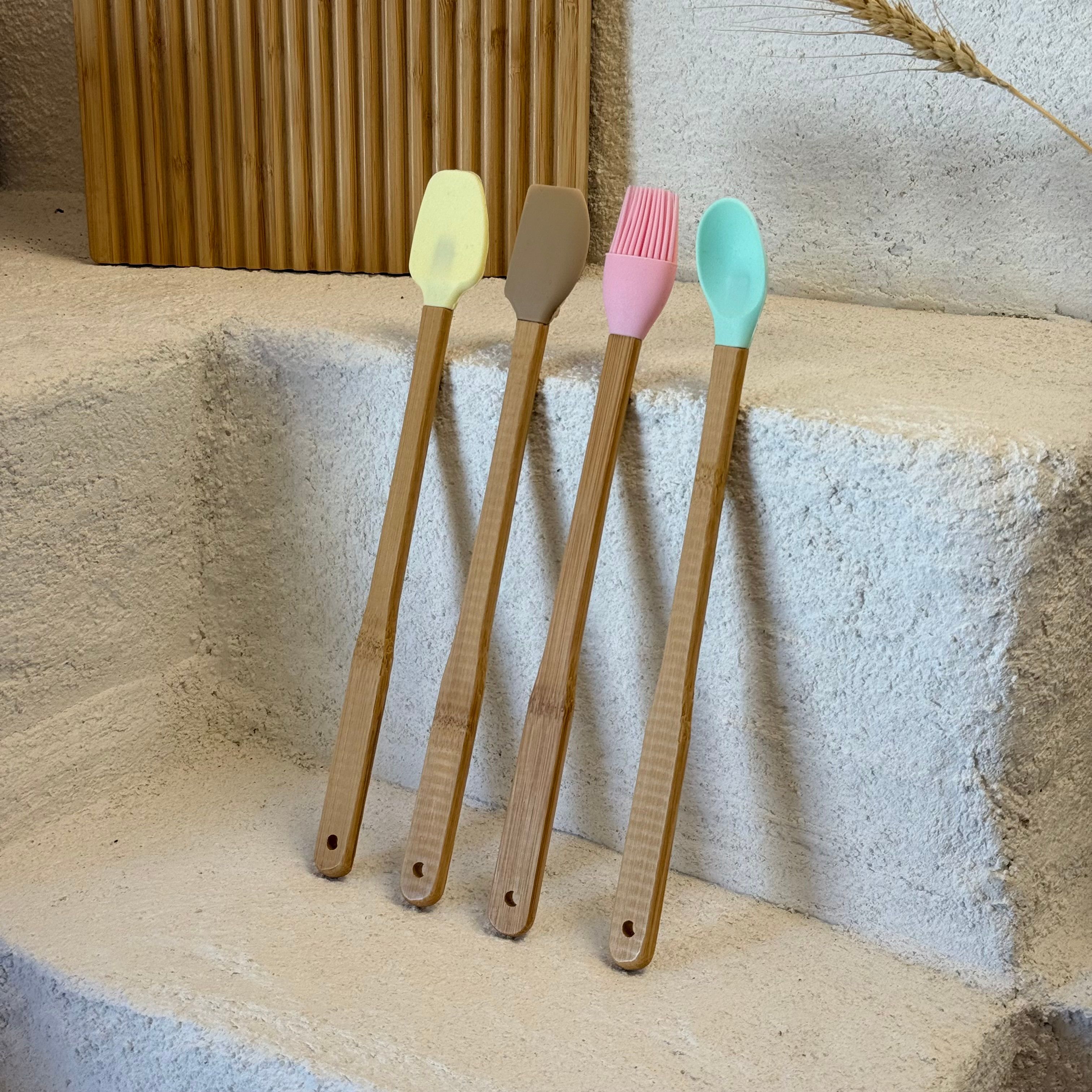 Pinterest 4 Li Silikon Kaşık Seti 