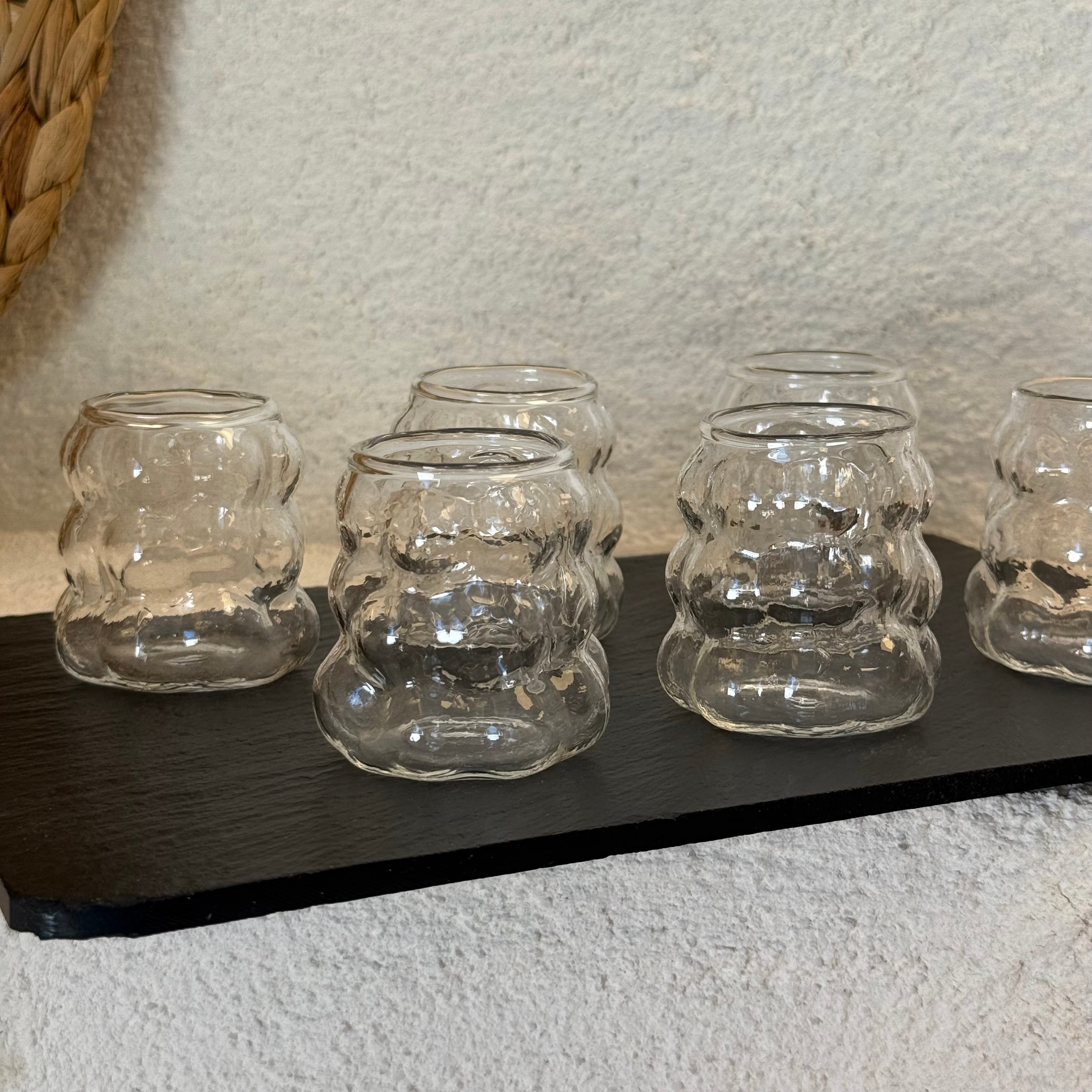Üzüm Cam  Kahve Yanı Bardağı 6 Adet 50 ml 