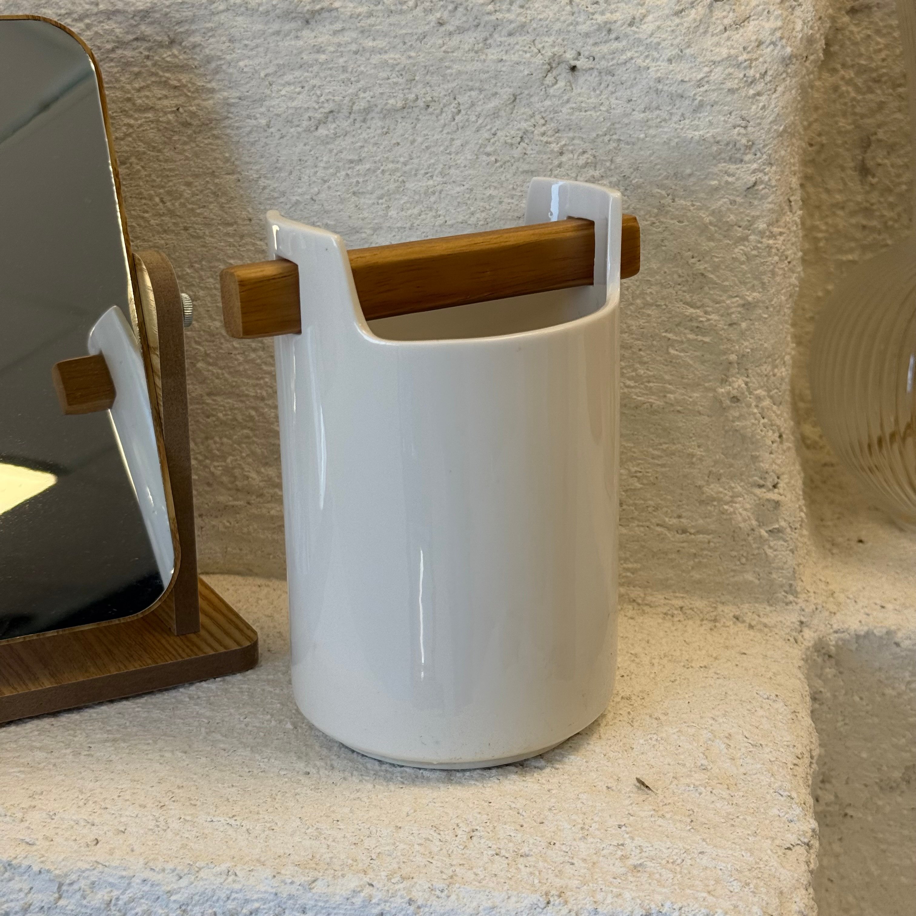 Kira Porselen Banyo Düzenleyici Beyaz 15X9 CM 