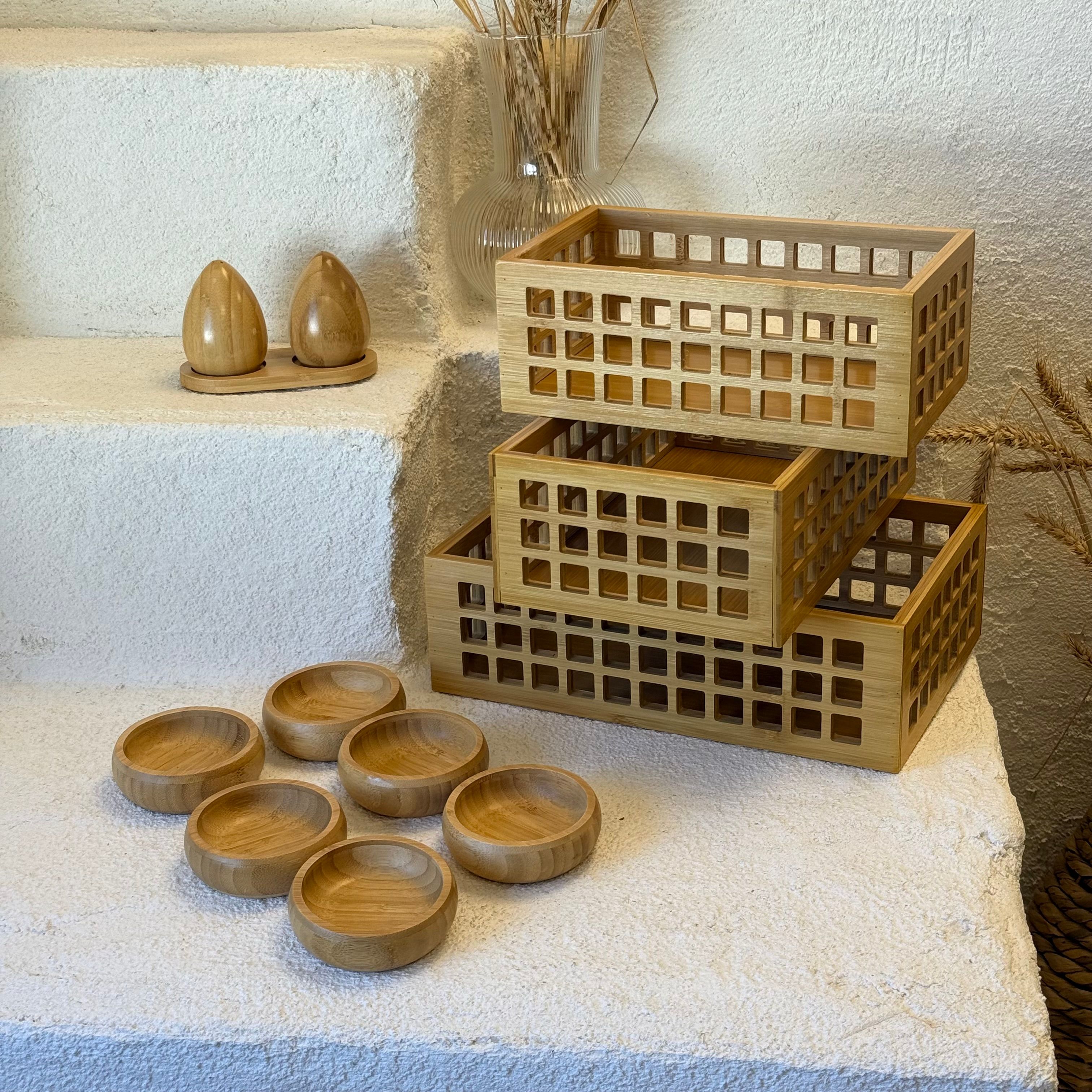 Lily 10 Parça Bambu Mutfak Set 