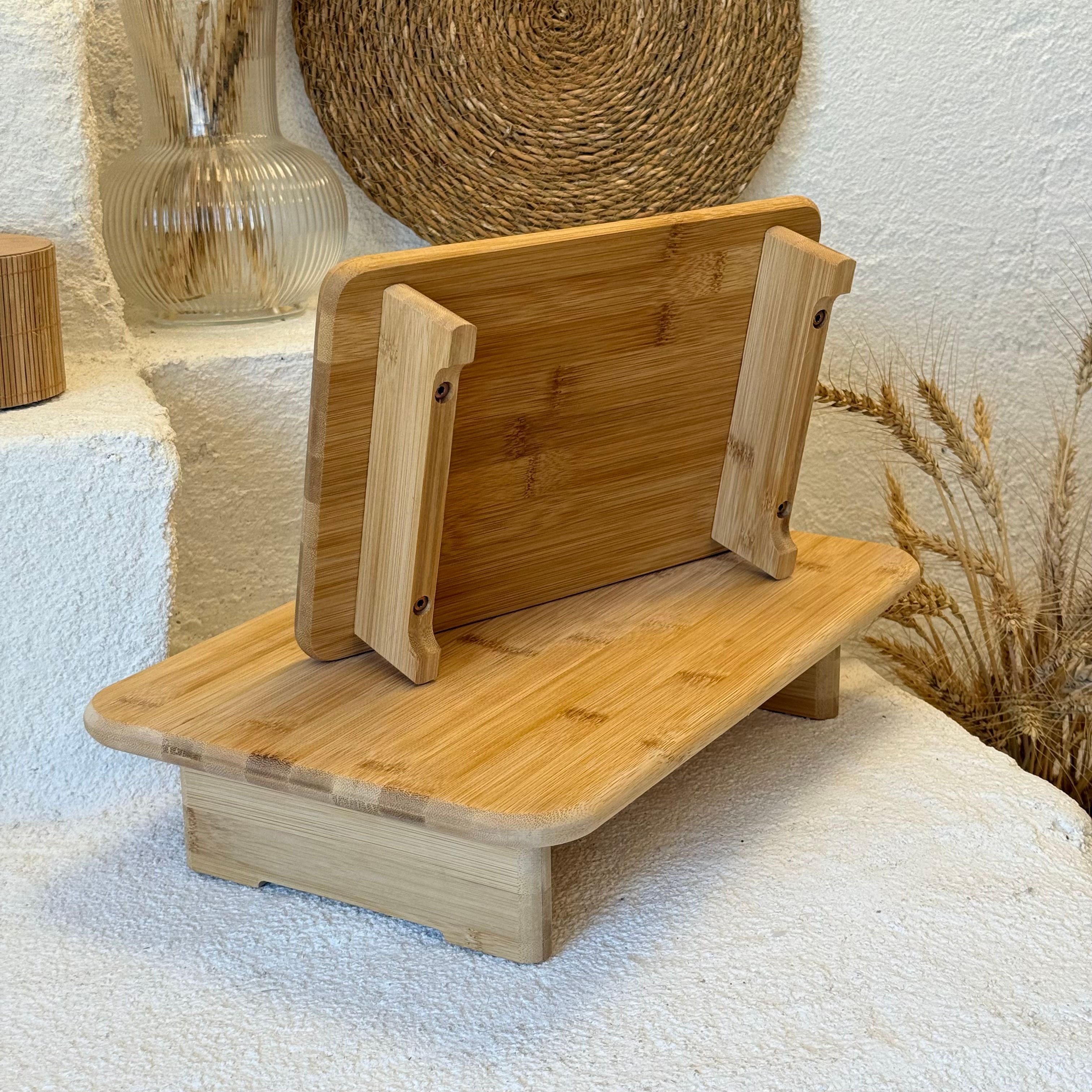 Wardy Bambu Dikdörtgen Ayaklı İki Boy Hamur Açma Aparatı 40x20 cm, 30x20 cm  