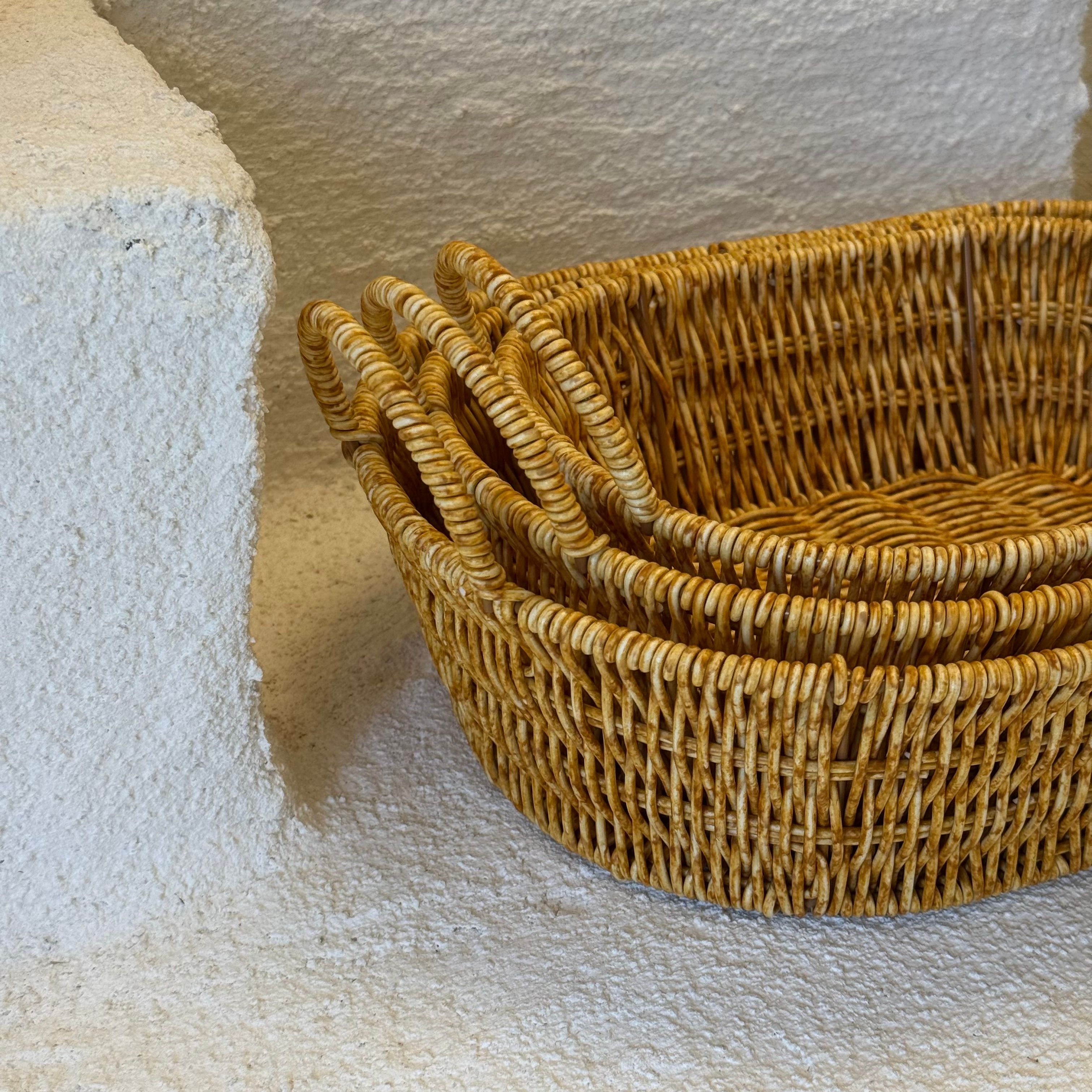 Mir Oval Rattan 3 Boy Sepet Seti 