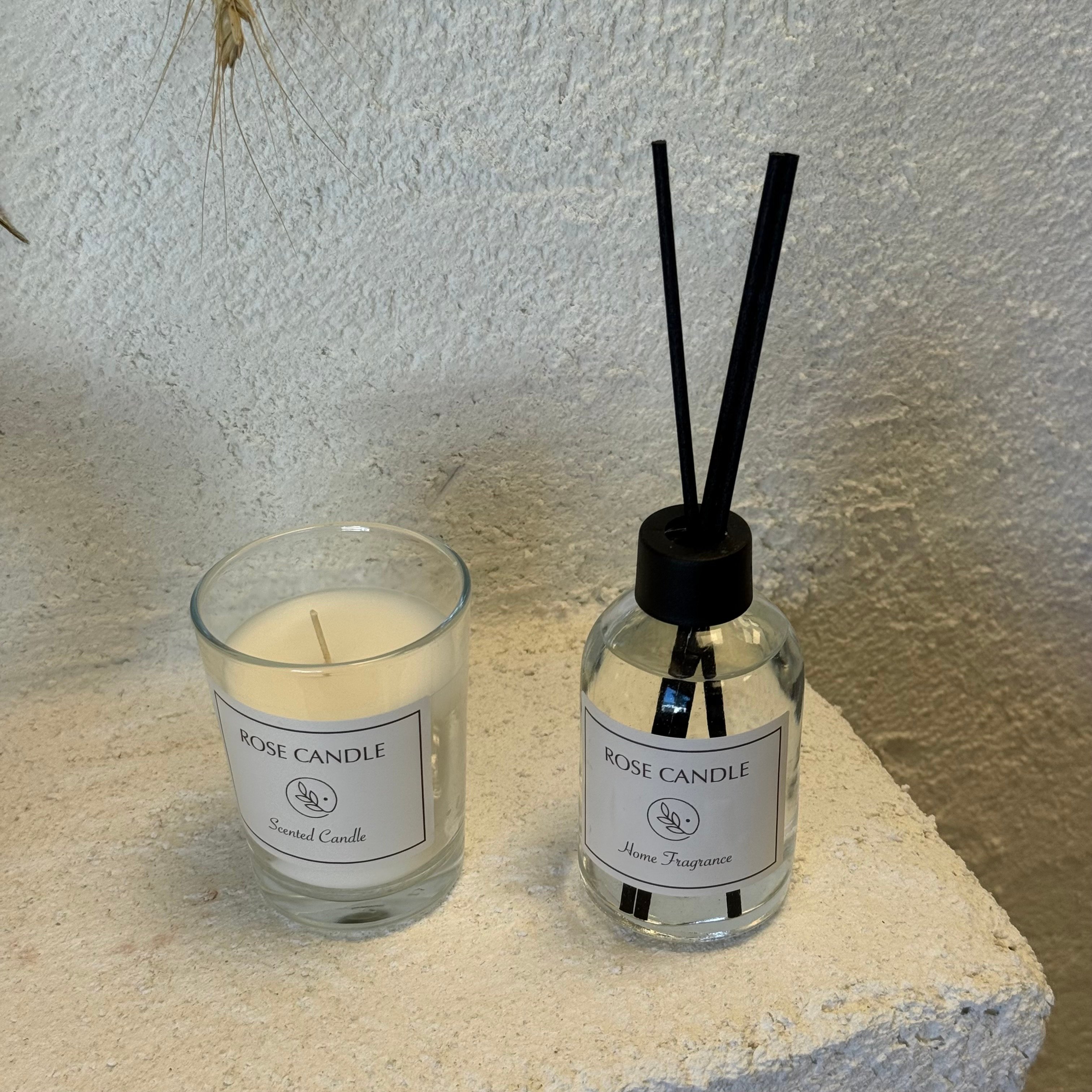 Rose Candle Oda Kokusu Mum Set 