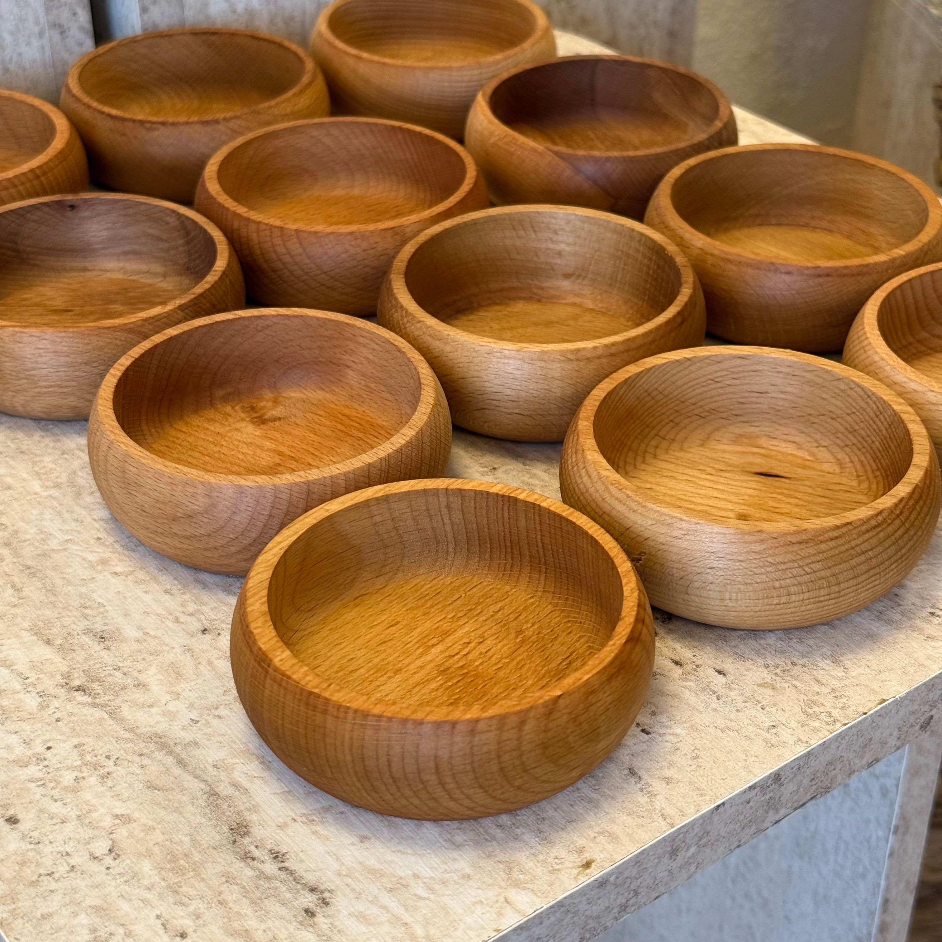 Sara Ahşap Çerezlik Seti 9 CM (SÜPER FİYAT) 12 ADET 