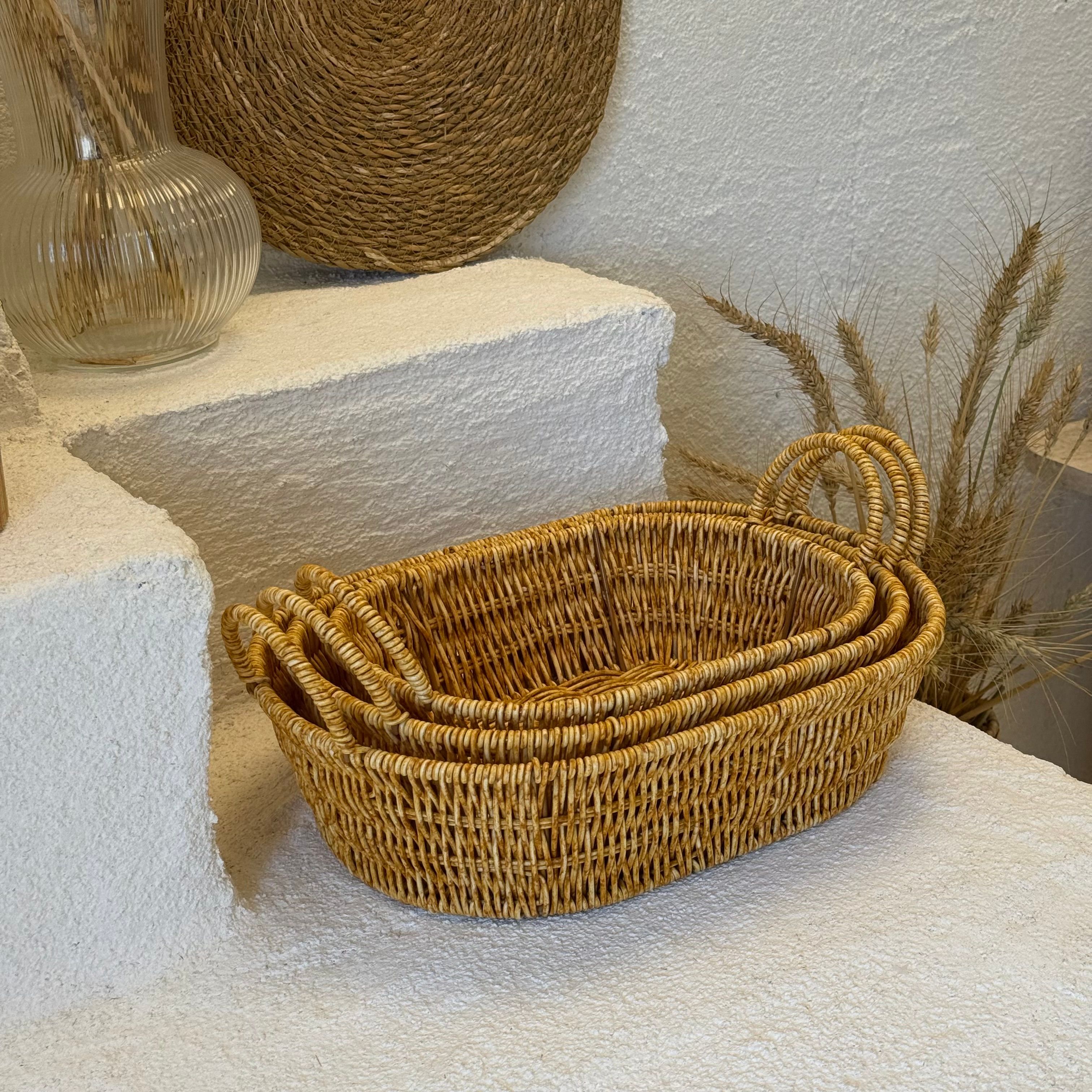 Mir Oval Rattan 3 Boy Sepet Seti 