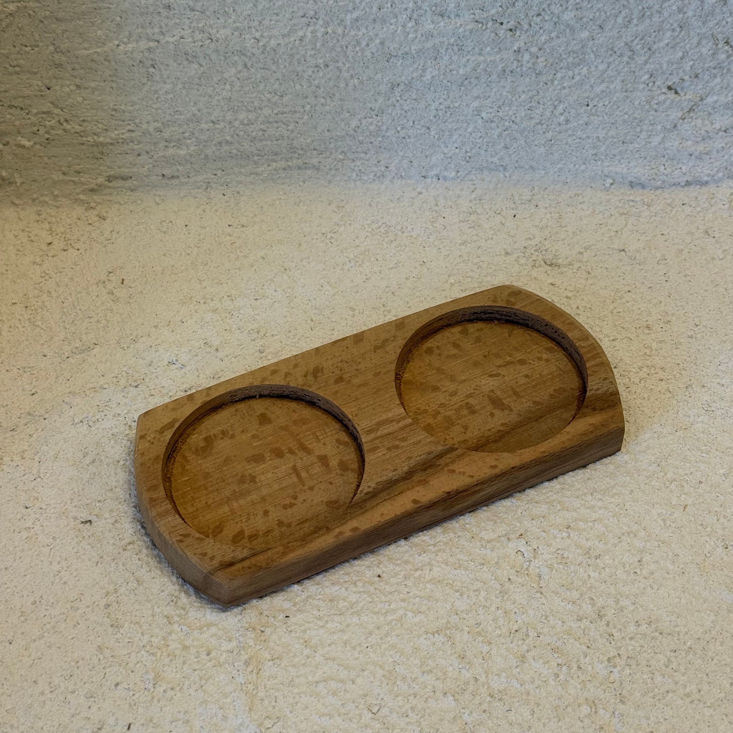 Lor Ahşap Yağdanlık Standı 17,5x8 cm 