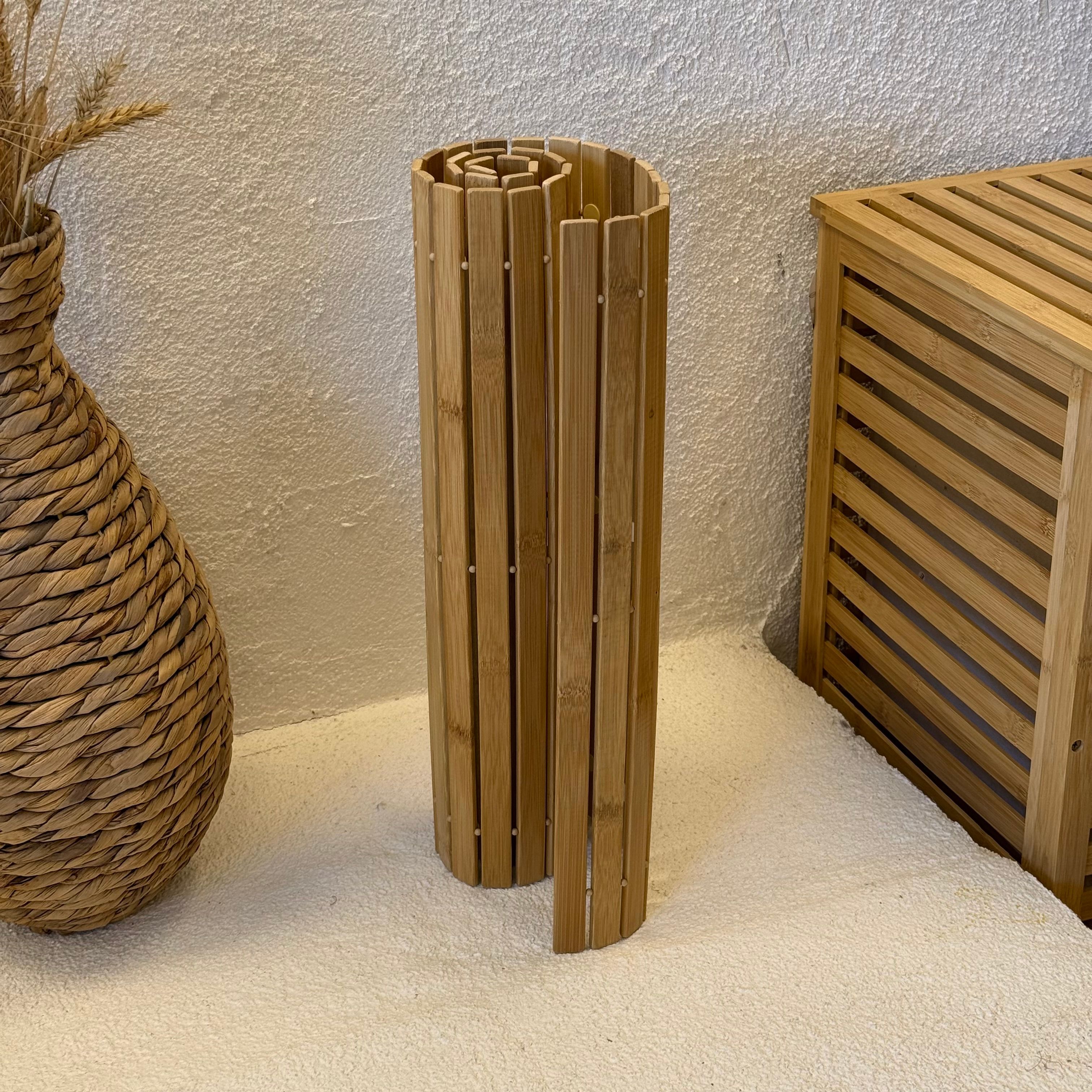 Bambu Mat Kaydırmaz Taban Orta Boy 80x50 cm 