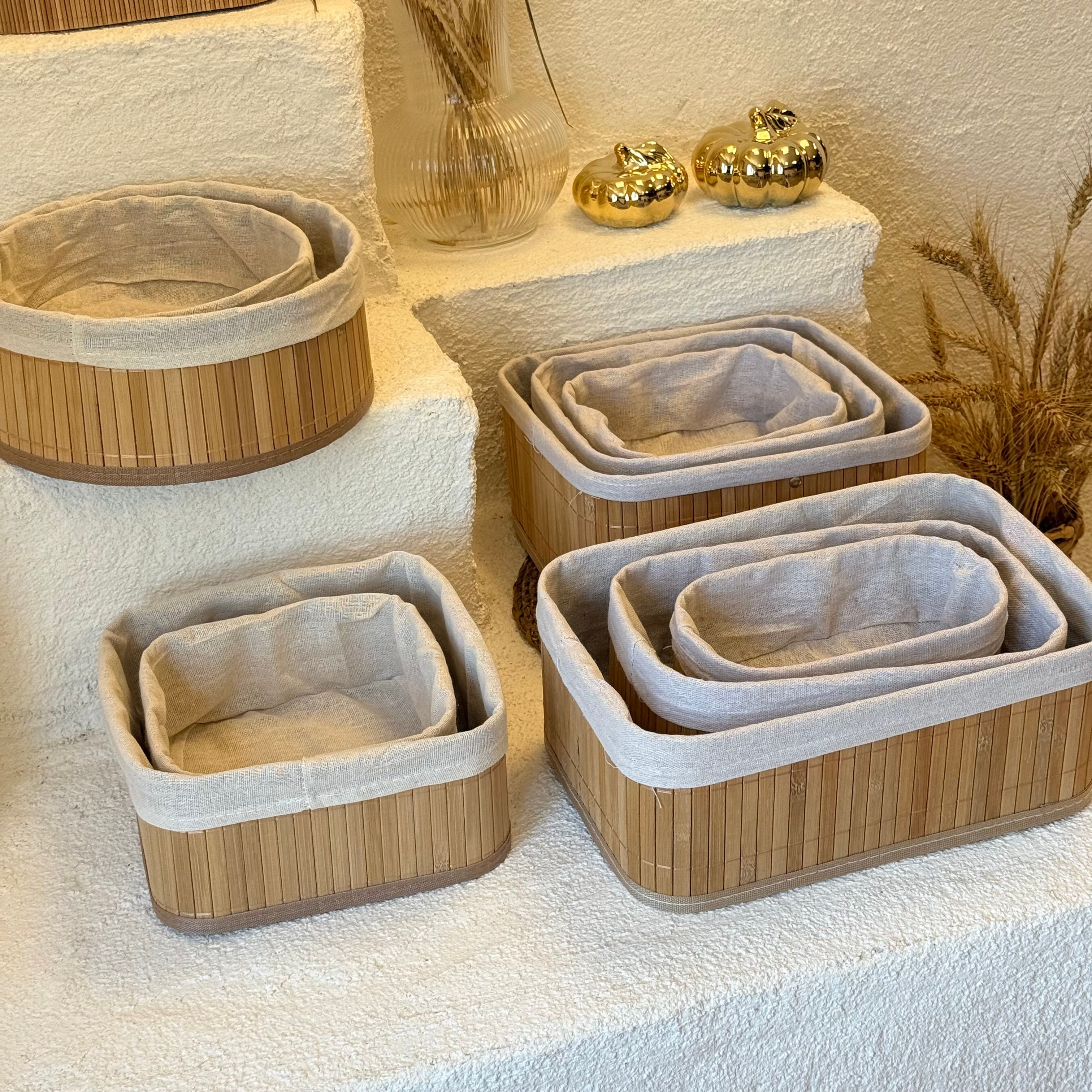 Leva 10 Parça Bambu Organizer Set (İMKANSIZ FİYATLARDA)