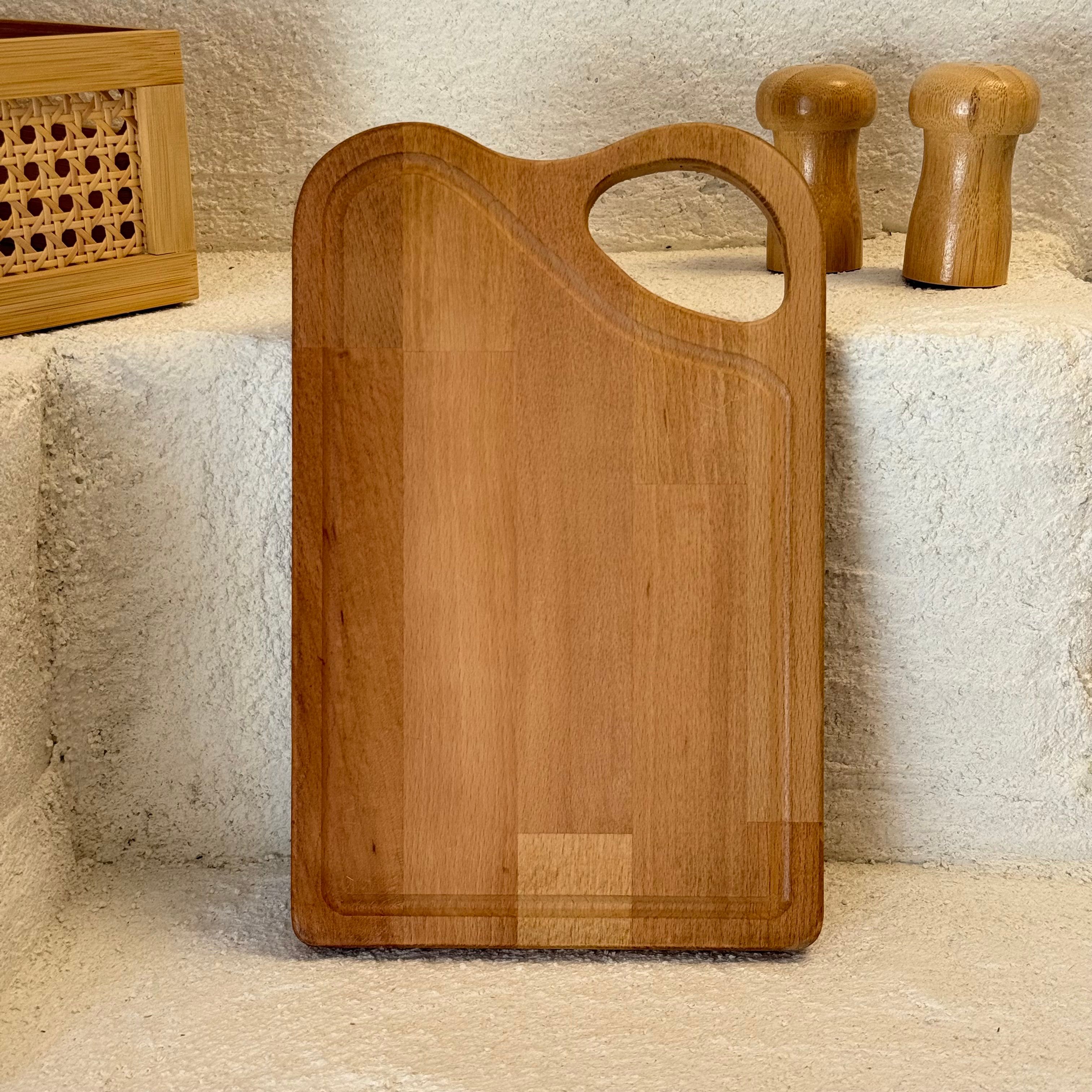 Memo Küçük Ahşap Kesme Tahtası 28,5 x 18,5 cm