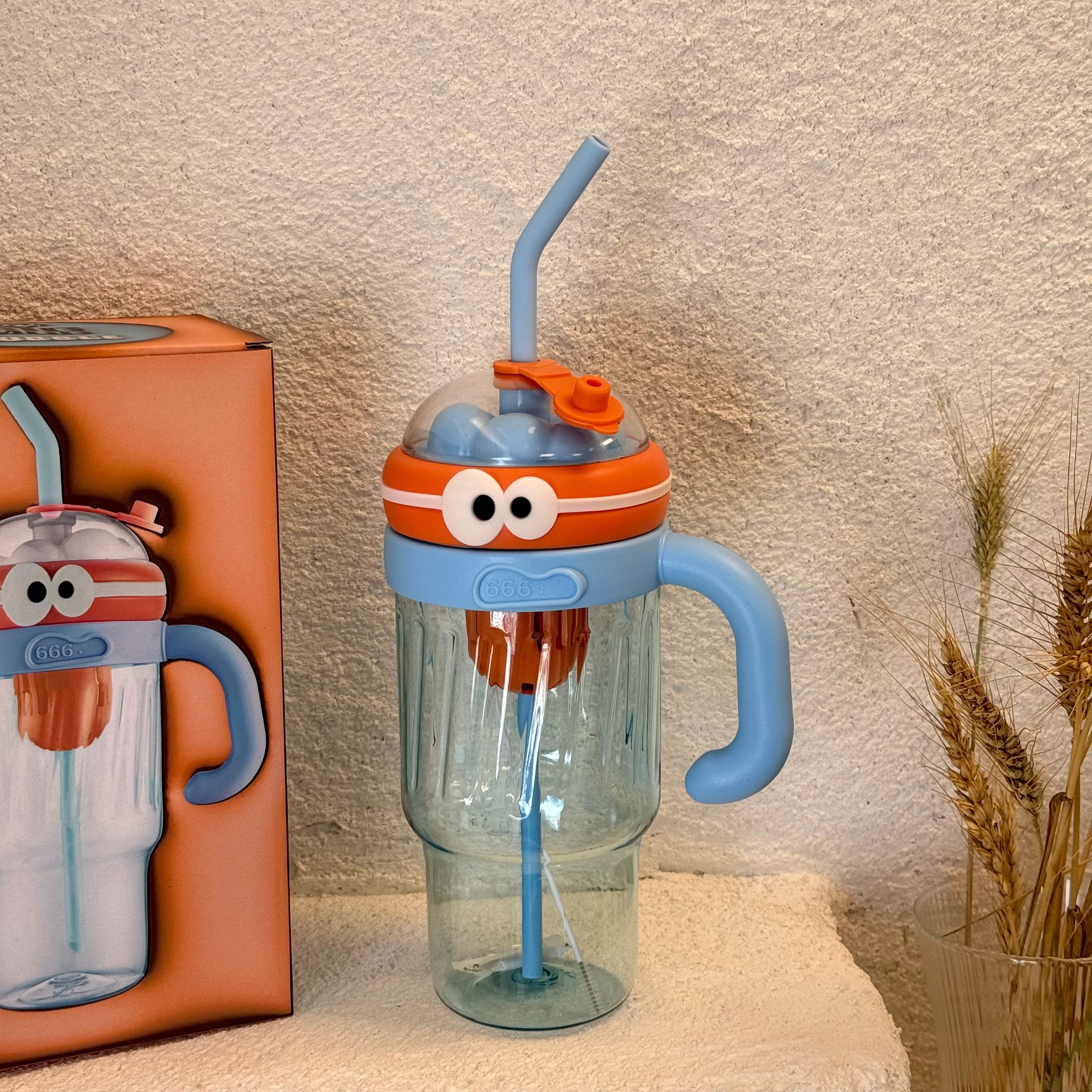 Bubble Termos Bardak 1200 ML Mavi-Turuncu 