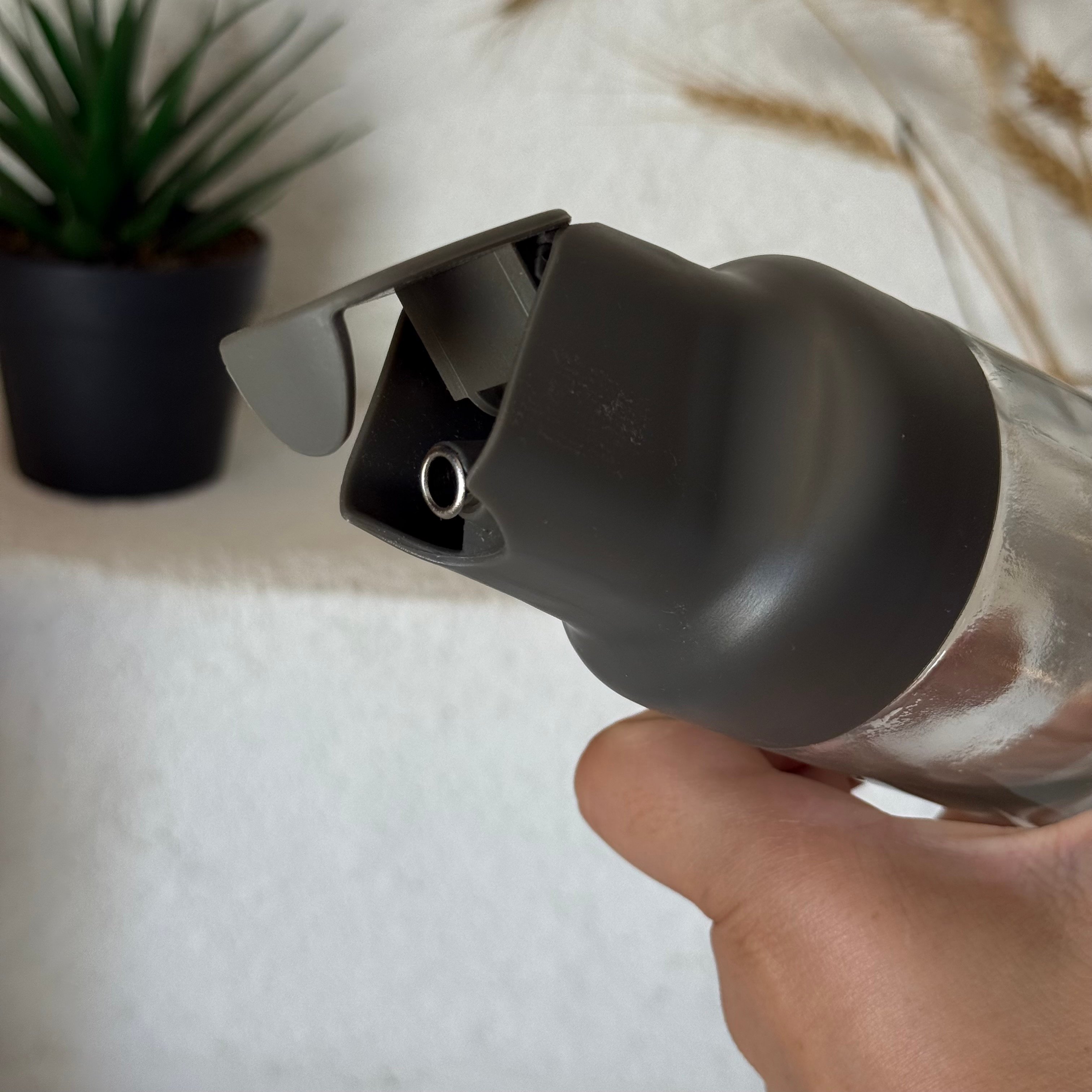Modern Fonksiyonel Kapak Yağdanlık 500 ml Füme 