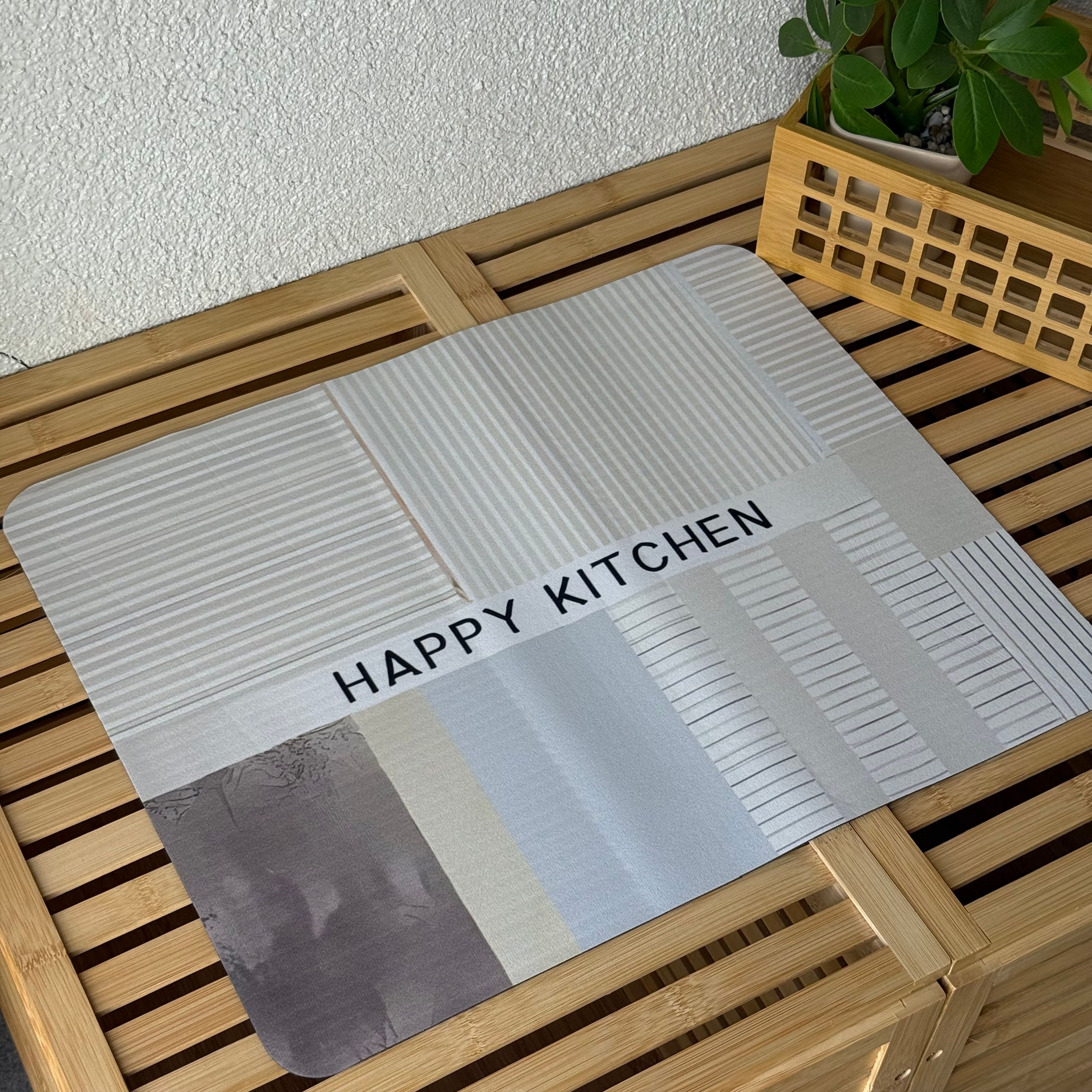 Happy Kitchen Mutfak Bulaşık Matı 38x28 cm 