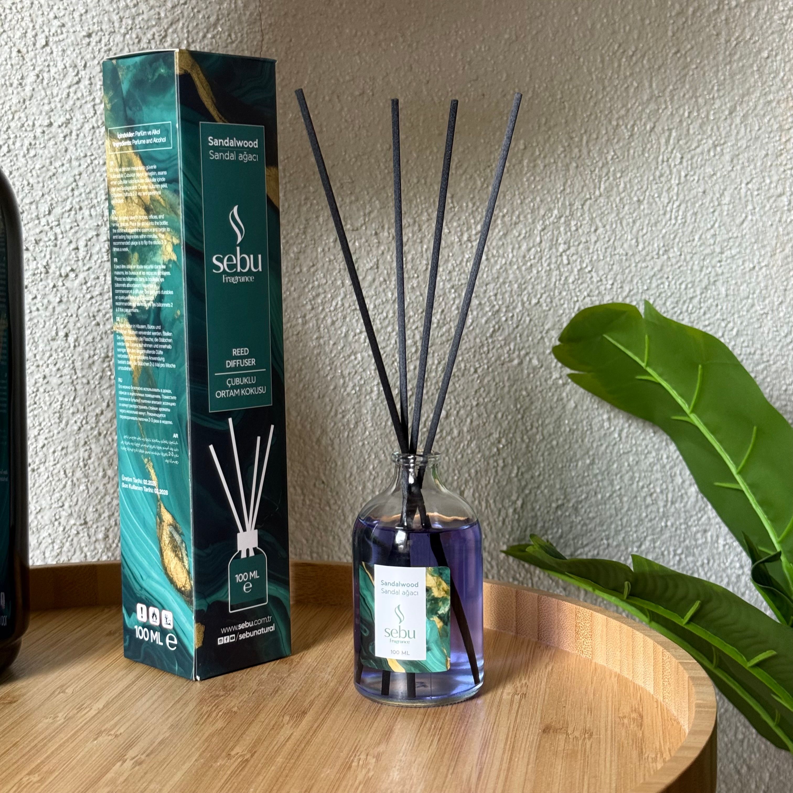 Sebu Çubuklu Ortam Kokusu Sandal Ağacı 100 ml 