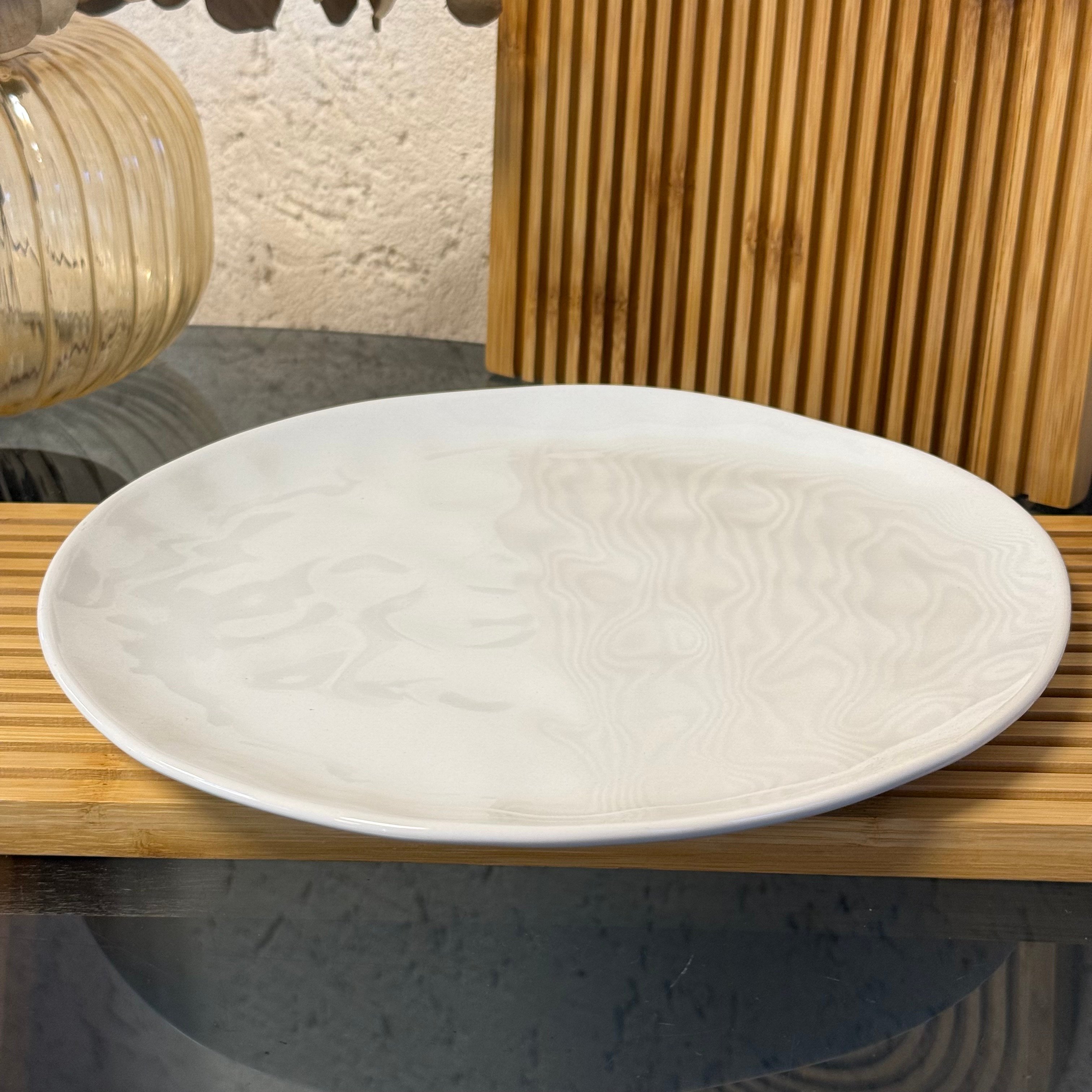Sinfonia Servis Tabağı 26 cm Beyaz 