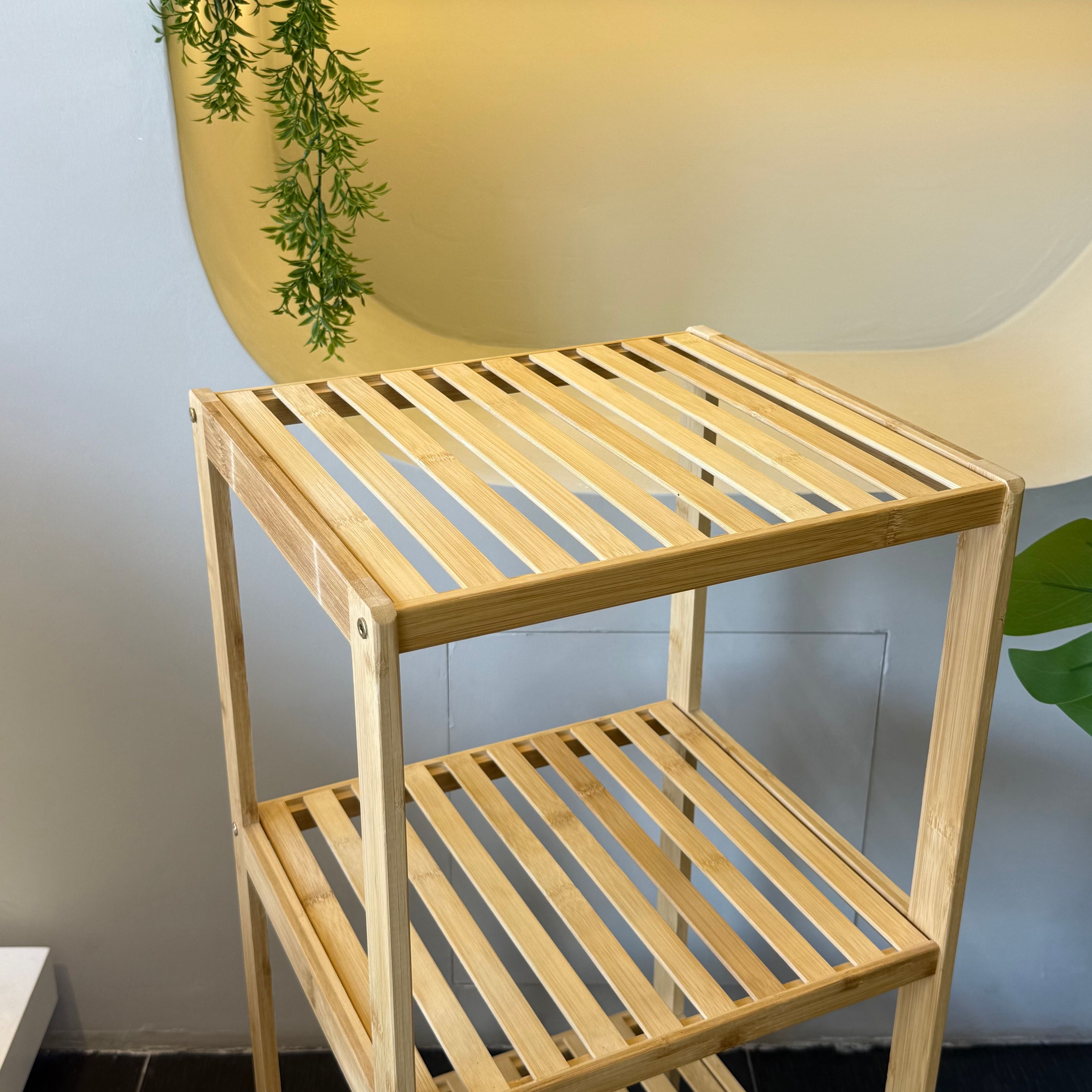 Bambu 3 Katlı Raf 