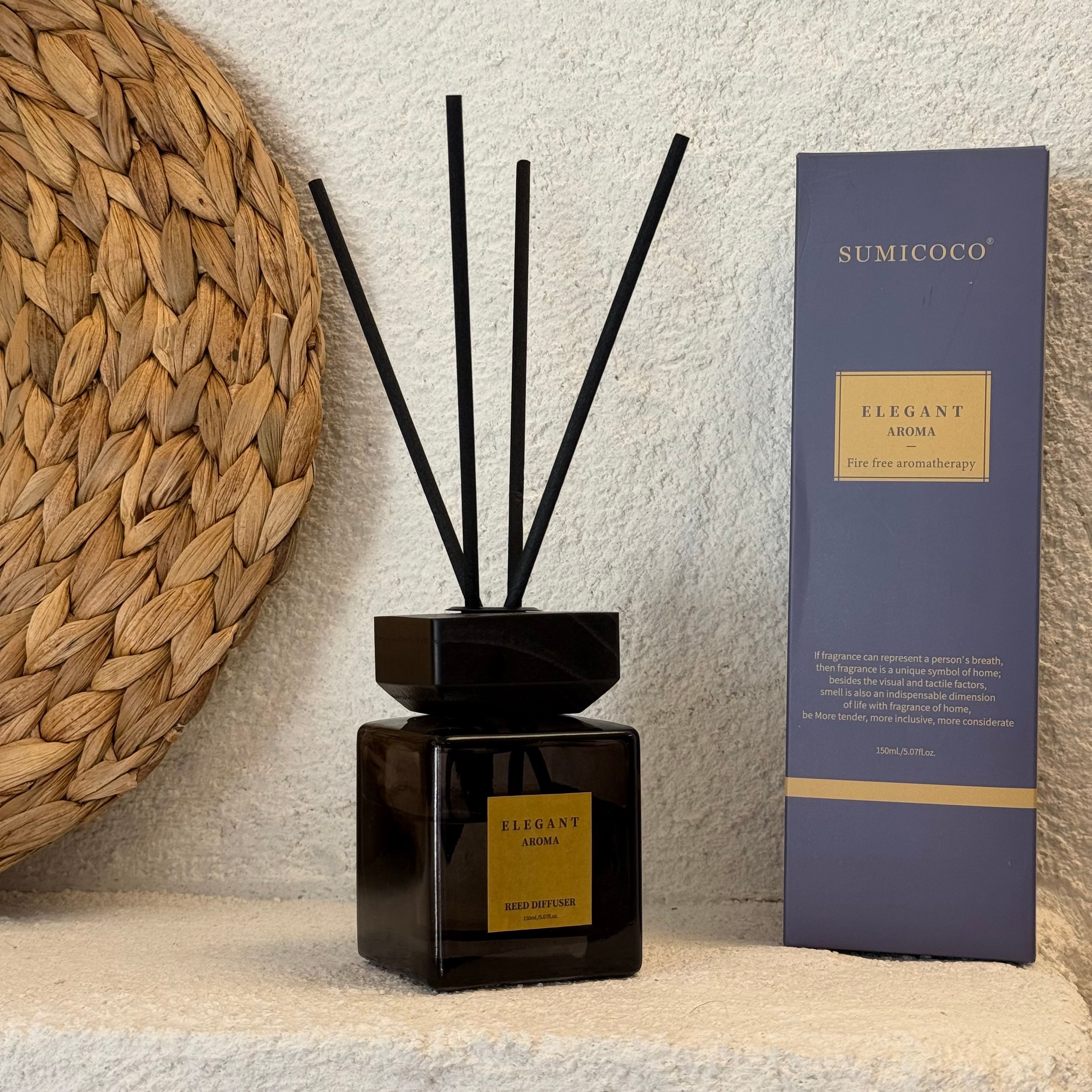 SumiCoco Elegant Aroma Yüksek Kalite Çubuklu Oda Kokusu 150 ml 