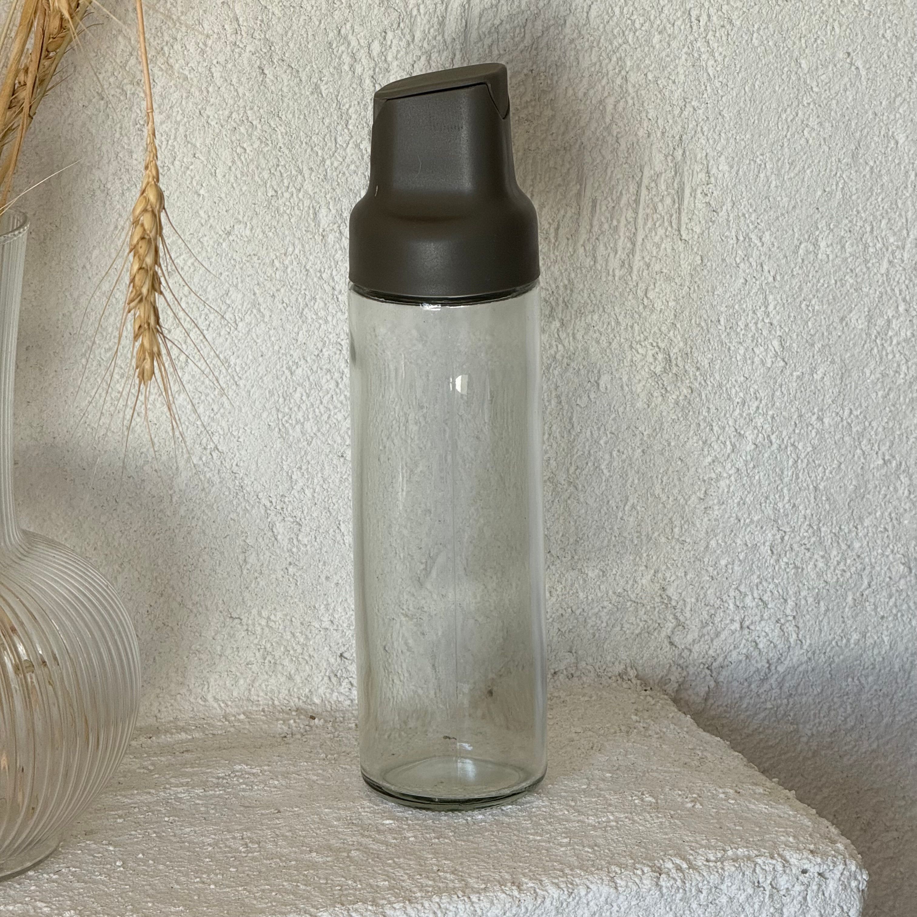 Modern Fonksiyonel Kapak Yağdanlık 500 ml Füme 