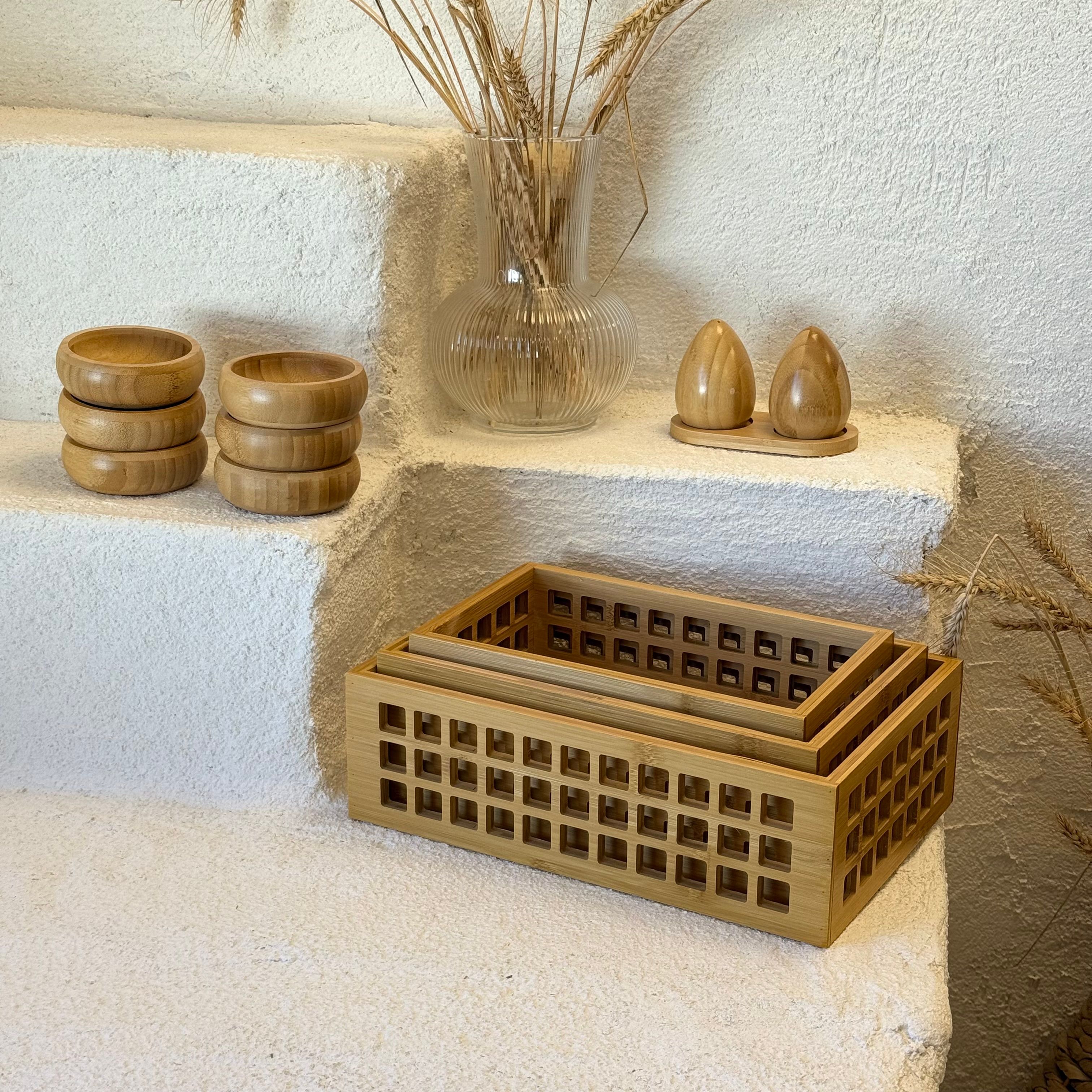 Lily 10 Parça Bambu Mutfak Set 