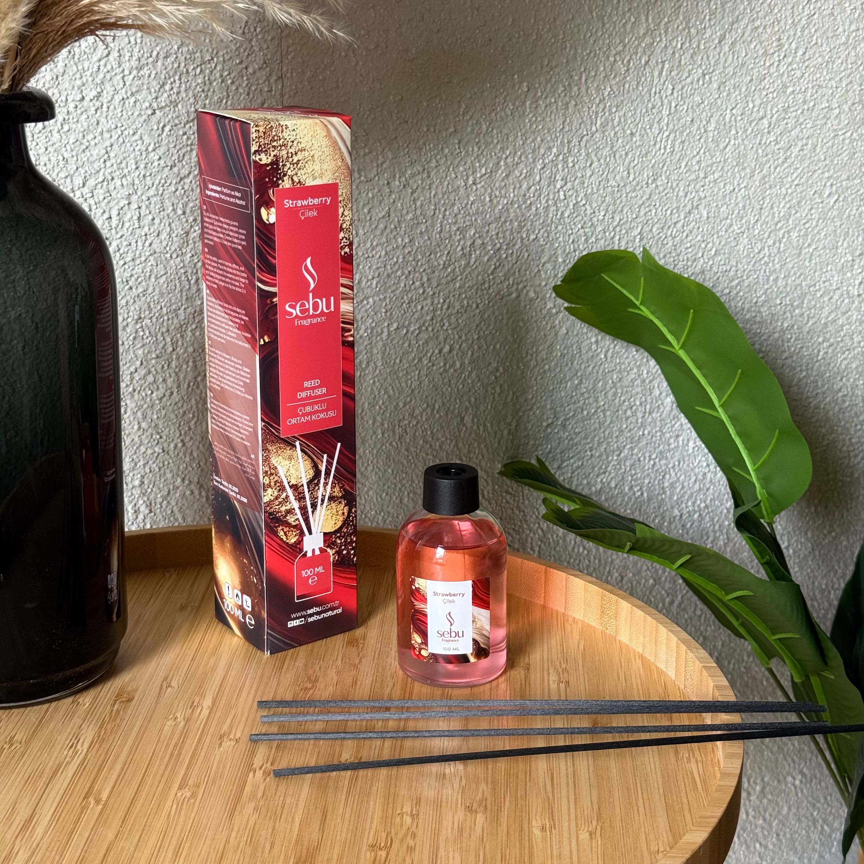 Sebu Çubuklu Ortam Kokusu Çilek 100 ml 