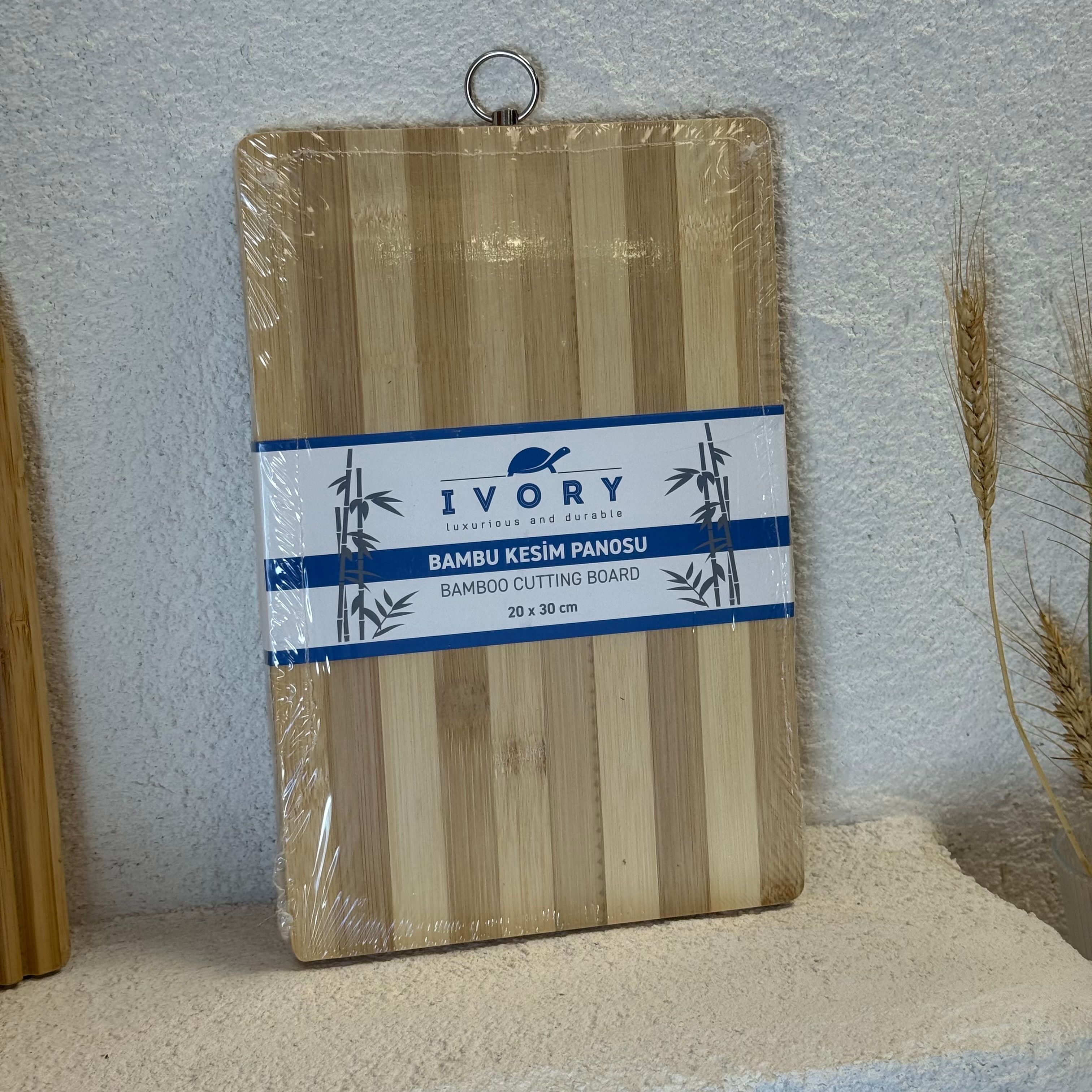 İvory Bambu Kesim Panosu 30x20 cm 