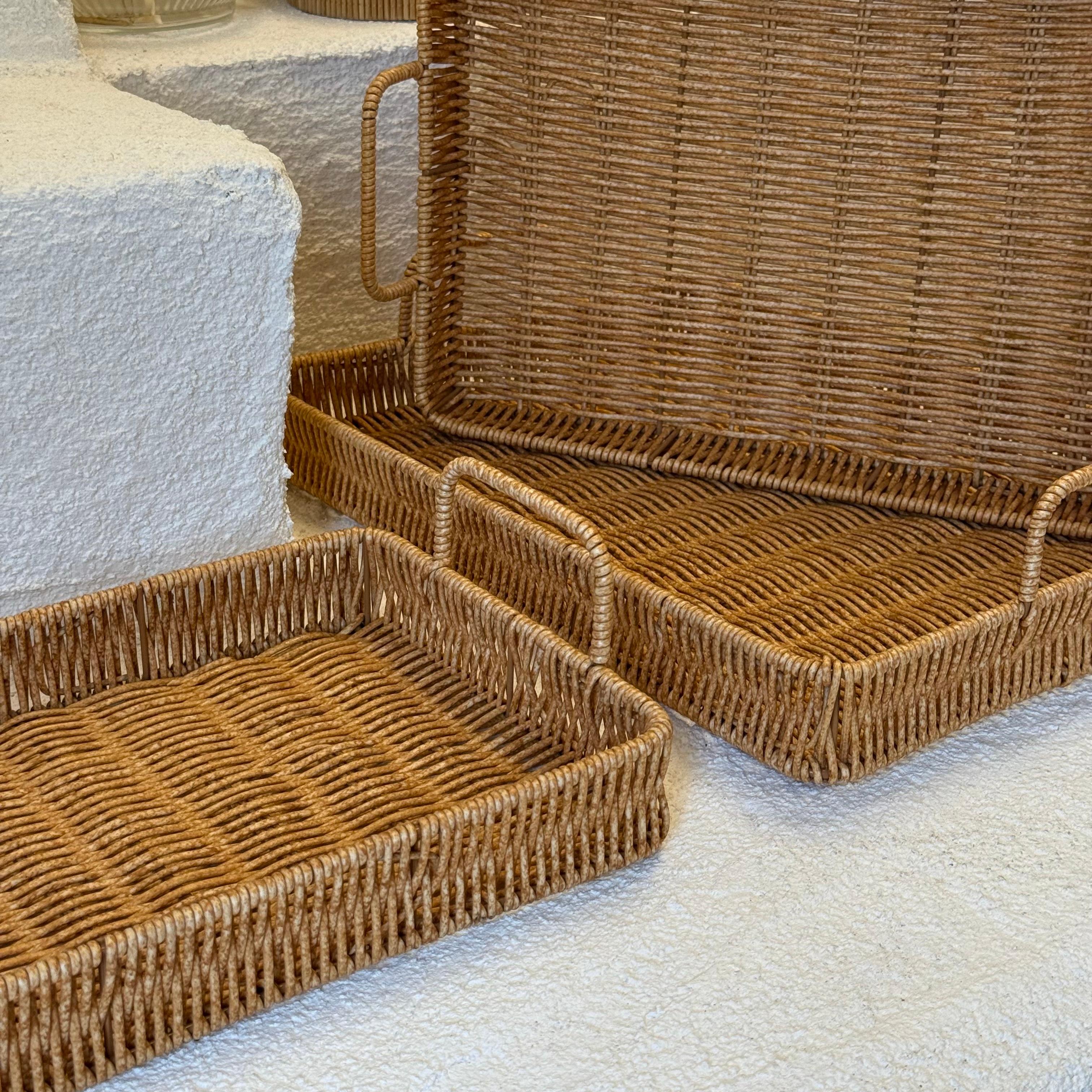 Wardy 3 Boy Rattan Tepsi Set 